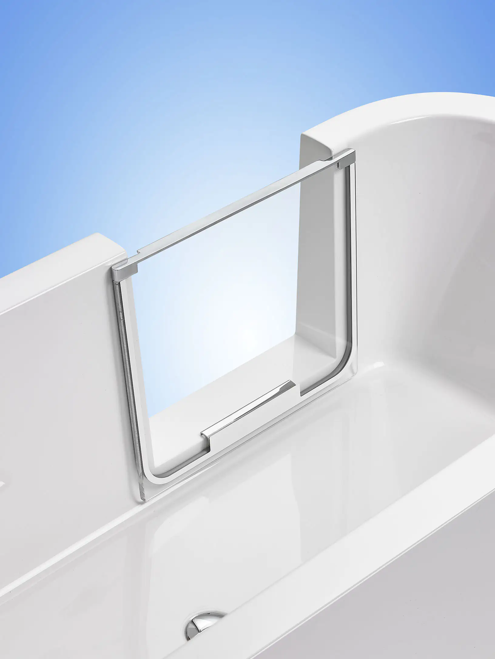 Ottofond Badewanne barrierefrei 180 x 80 cm rechts weiß