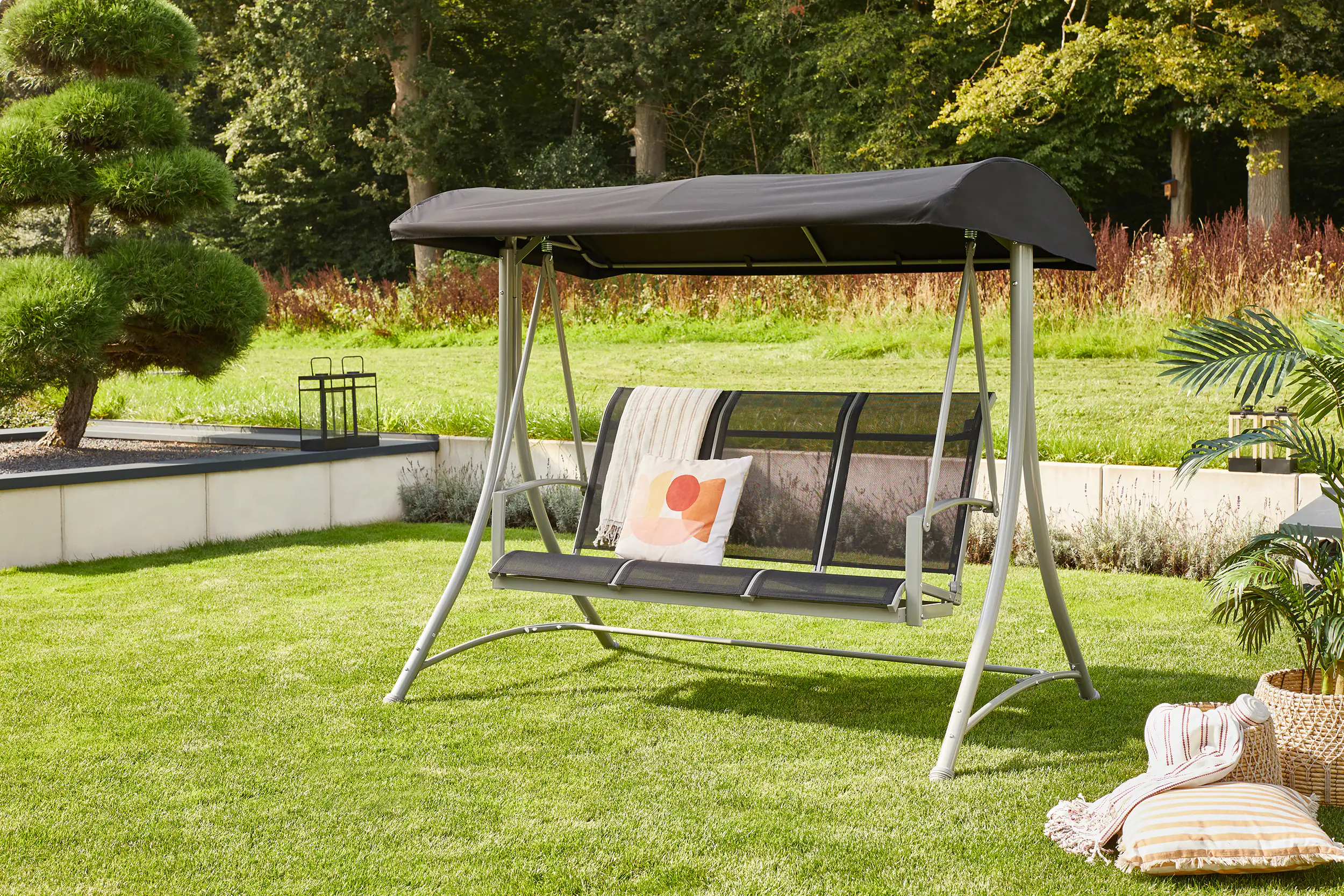 Primaster Hollywoodschaukel Milano 3-Sitzer