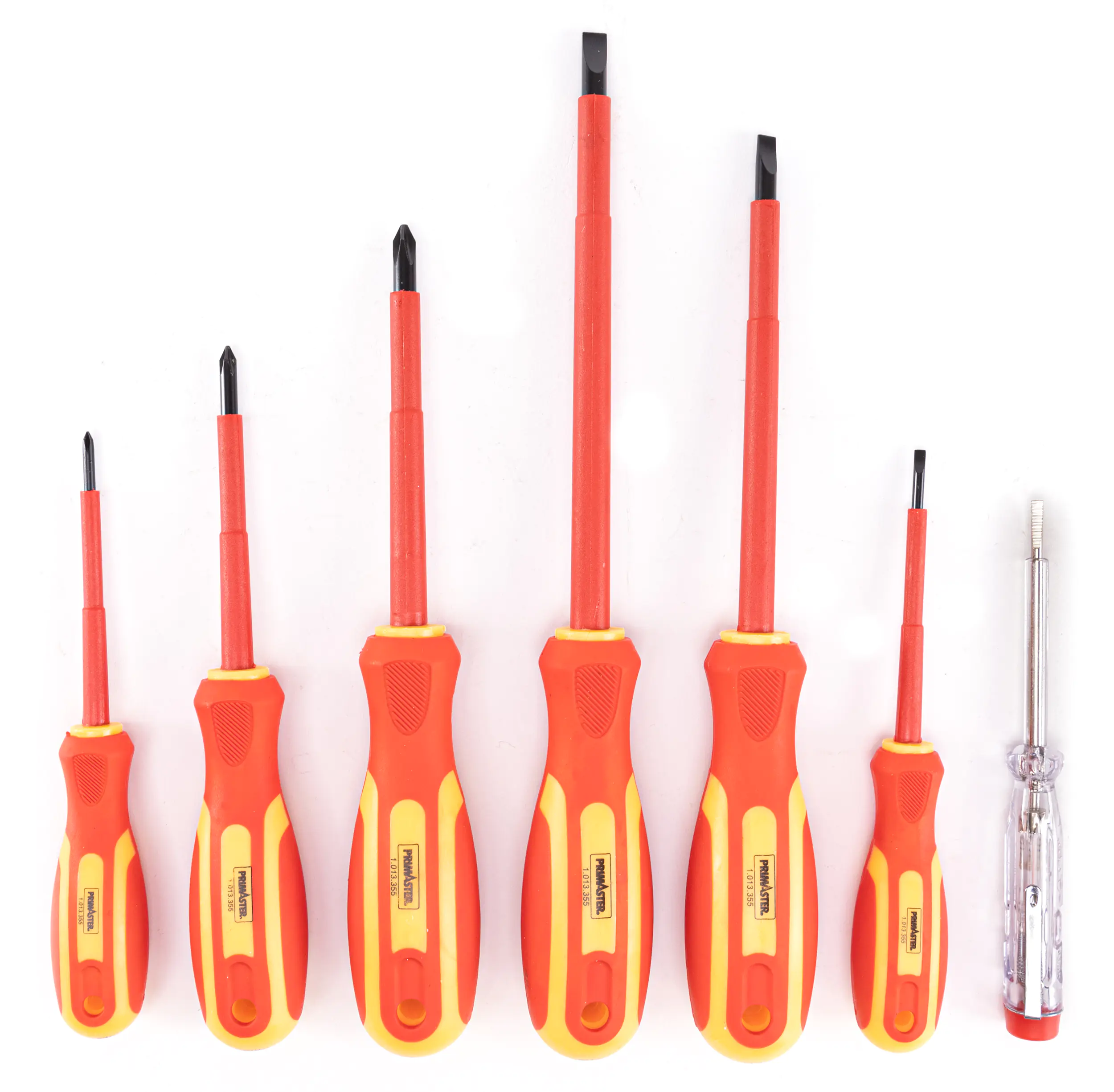 Primaster VDE-Schraubendreher-Set inkl. Spannungsprüfer 7-teilig Primaster VDE-Schraubendreher-Set inkl. Spannungsprüfer 7-teilig