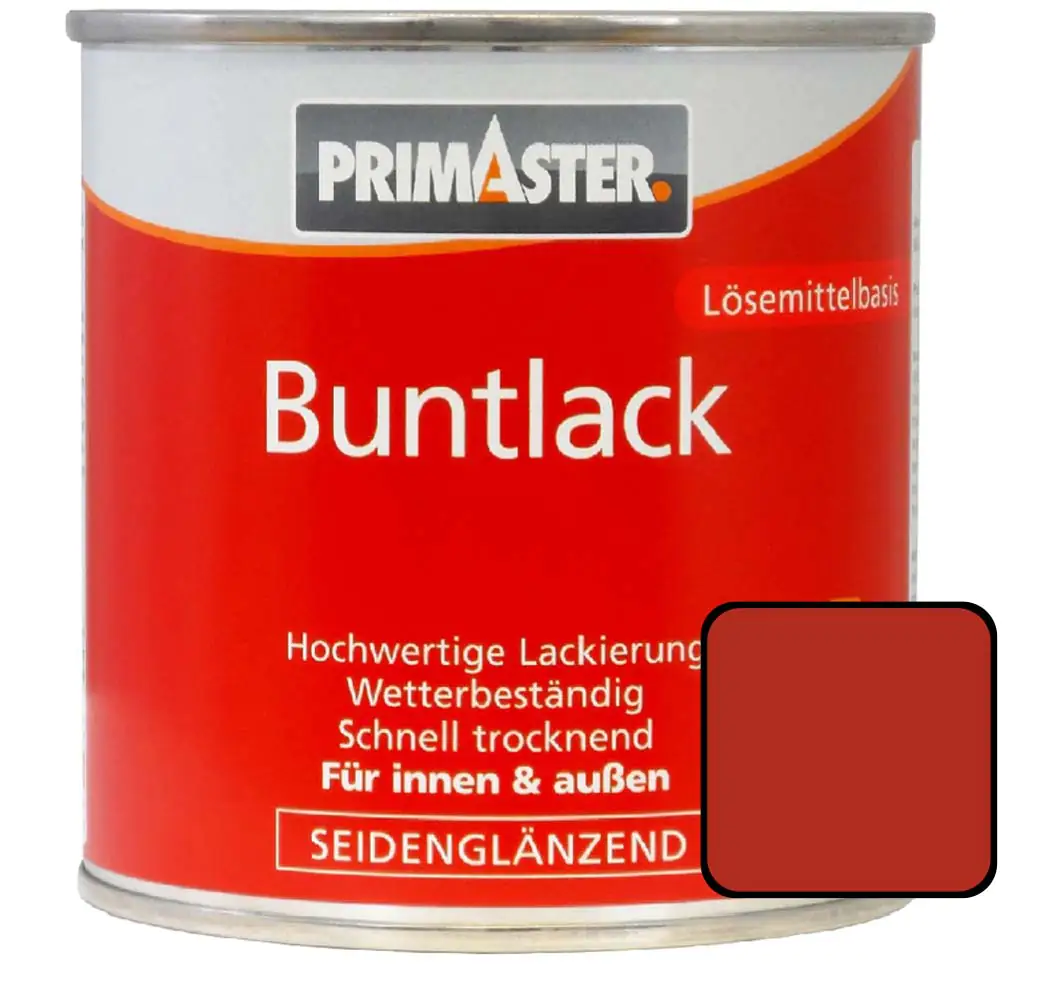 Primaster Buntlack RAL 3000 375 ml feuerrot seidenglänzend