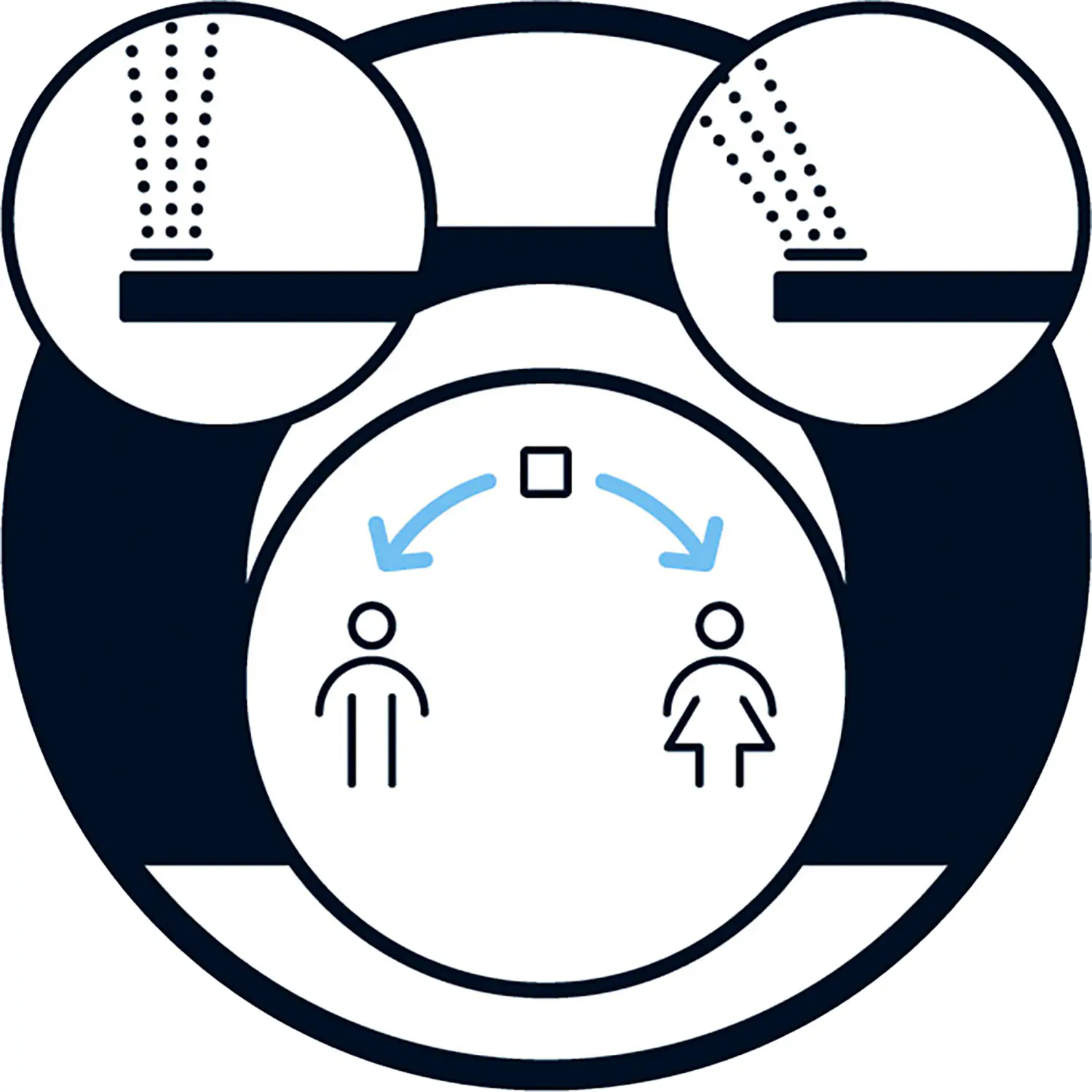 Diaqua WC-Sitz mit Absenkautomatik & Duschfunktion Lavalino weiß