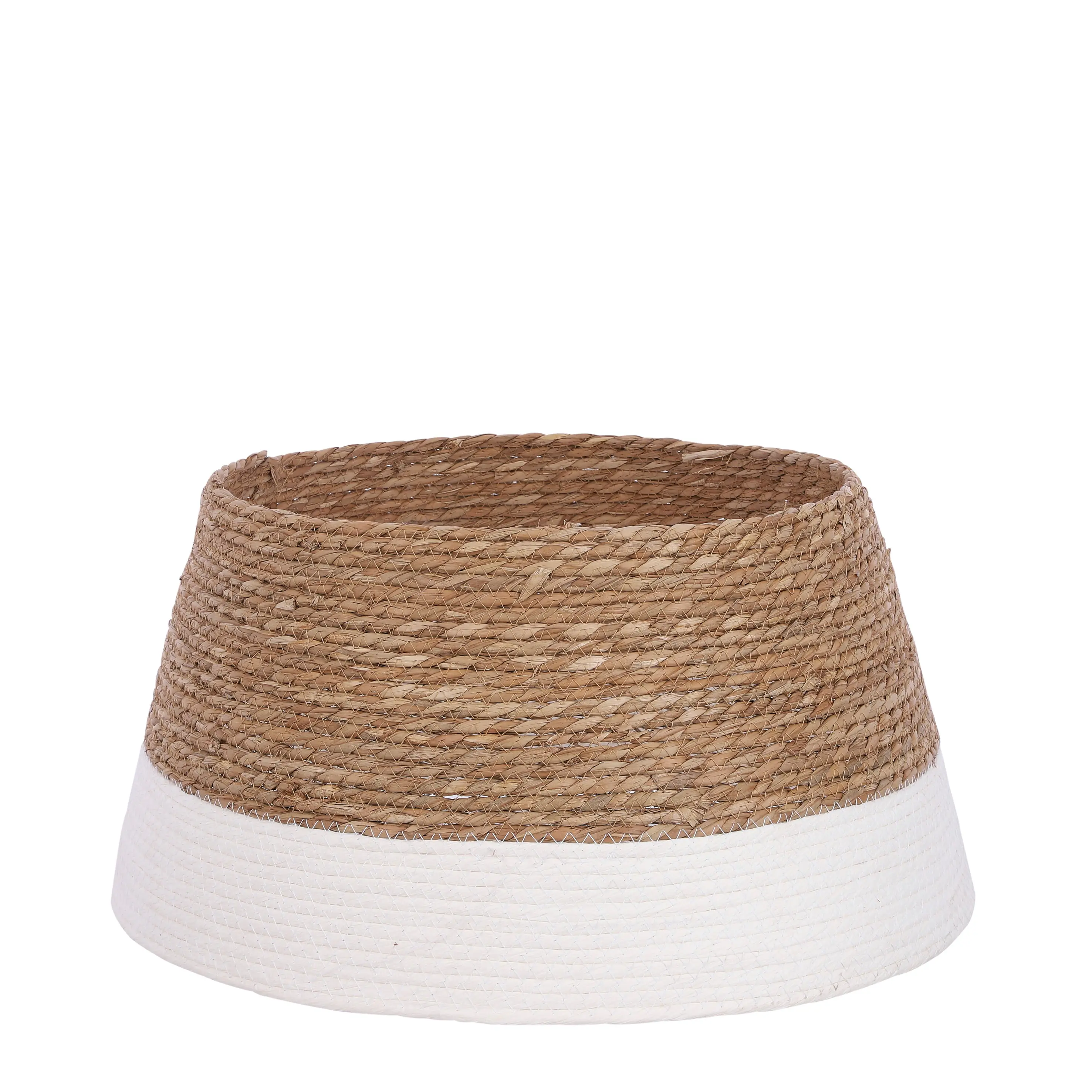 Mica Decorations Deko Baumrock Ø 50 cm weiß holzoptik