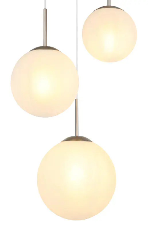 Globo Hängeleuchte Kop Ø 50 x 120 cm nickel matt