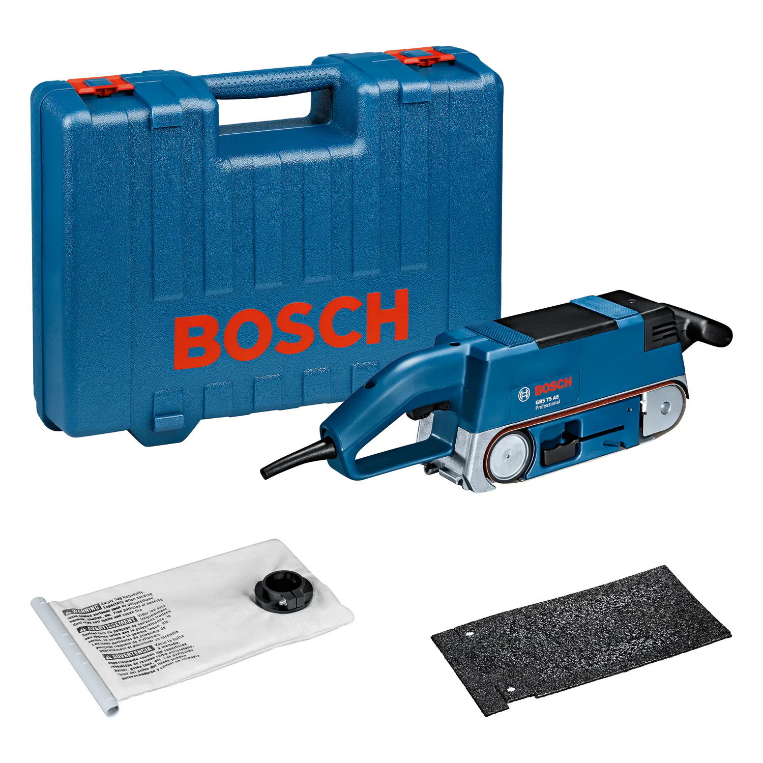 Bosch Professional Bandschleifer GBS 75 AE 750 Watt mit Drehzahlregelung Bosch Professional Bandschleifer GBS 75 AE 750 Watt mit Drehzahlregelung