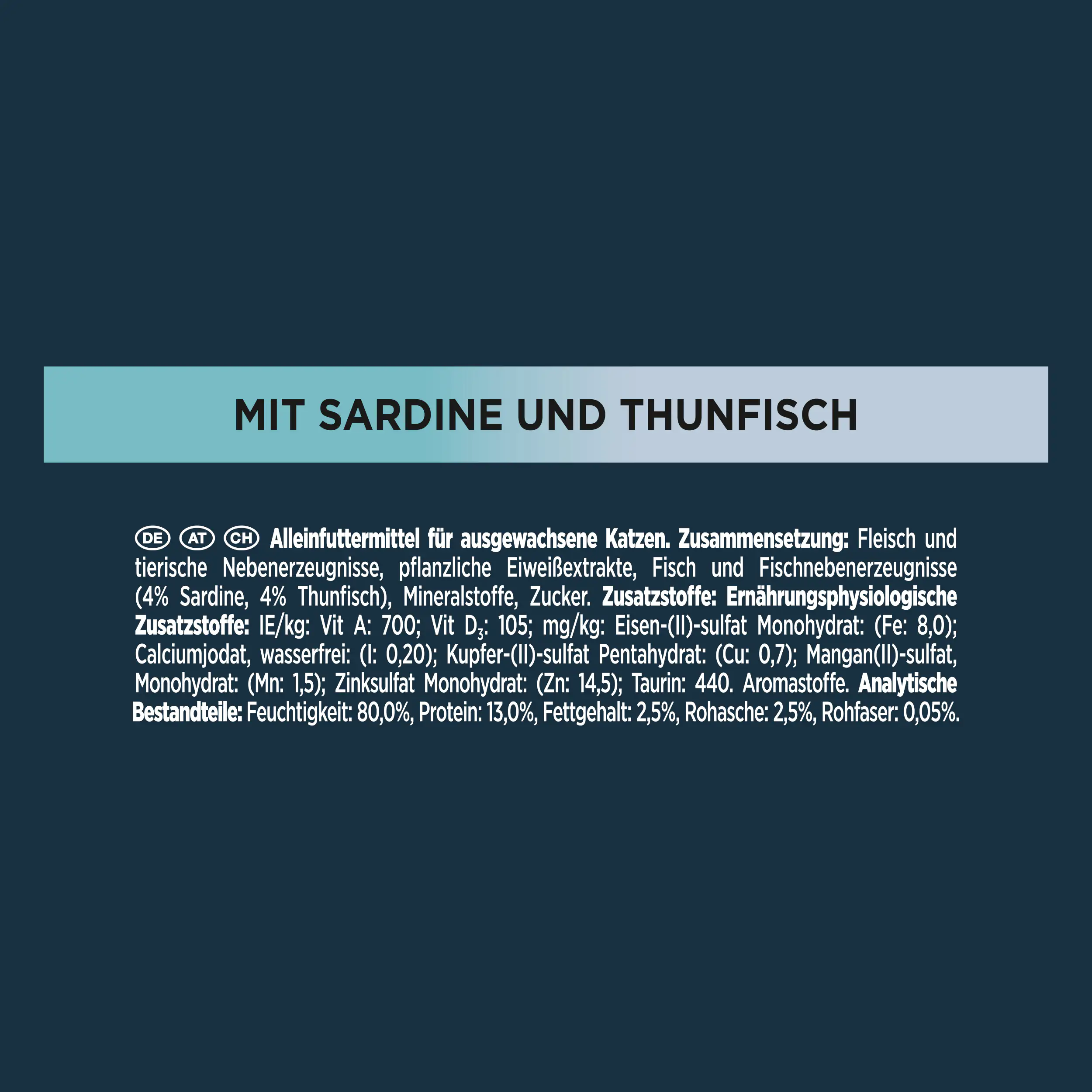 Gourmet Perle Duetto mit Sardine & Thunfisch 85 g Gourmet Perle Duetto mit Sardine & Thunfisch 85 g