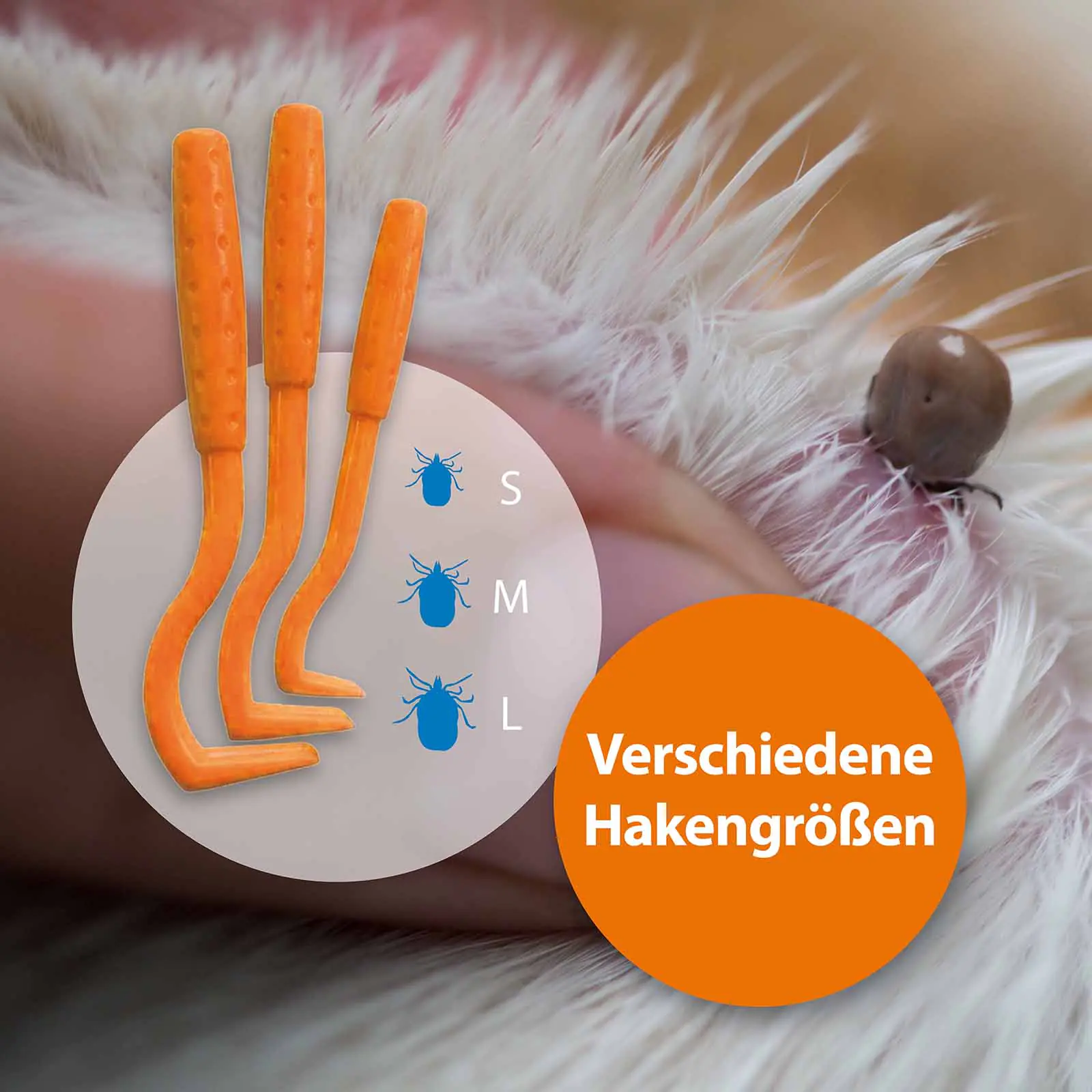 ARDAP Zeckenhaken für Tiere 3er Pack ARDAP Zeckenhaken für Tiere 3er Pack