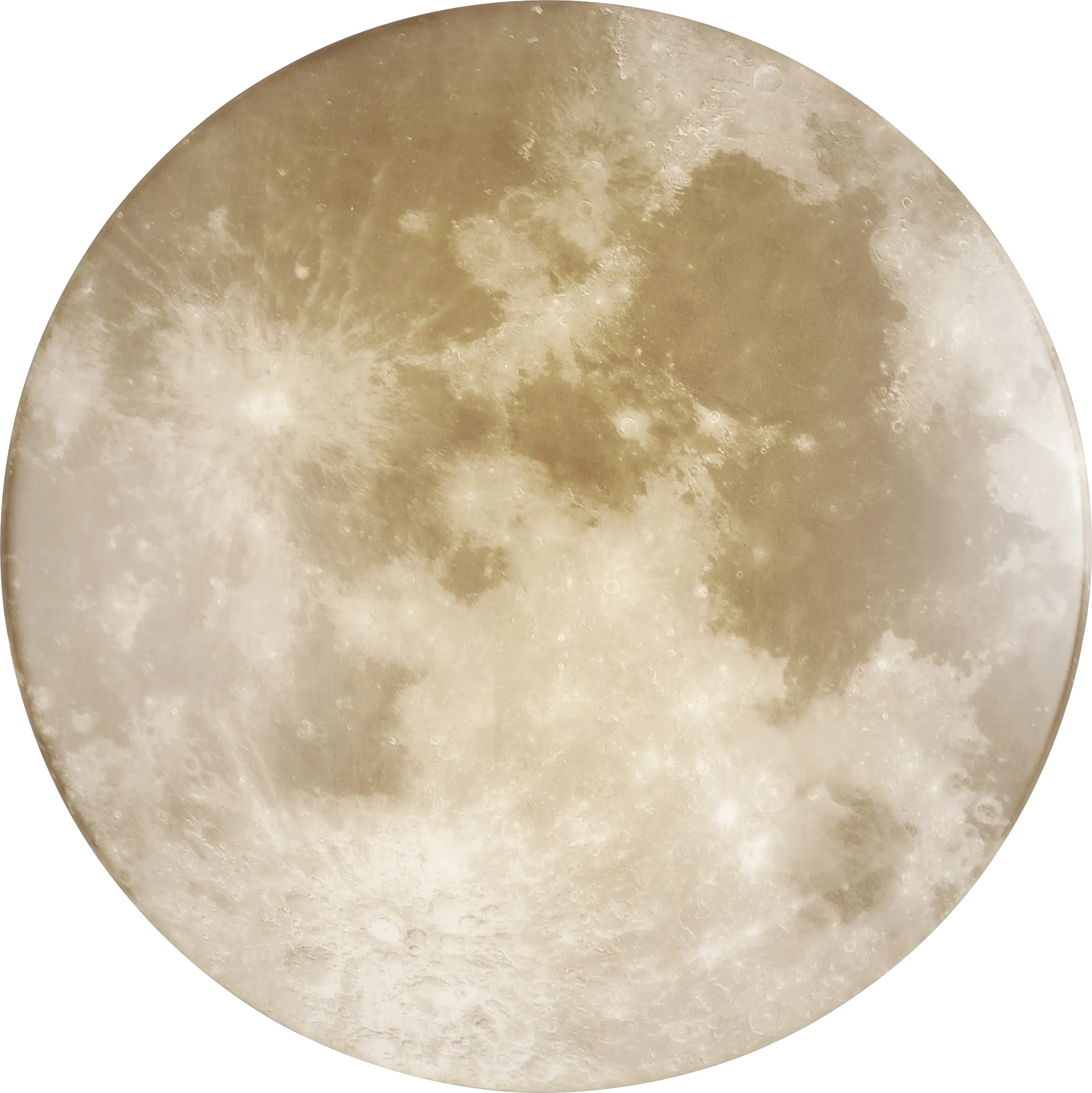 Trio Leuchten LED Deckenleuchte Moonika 15W, braun