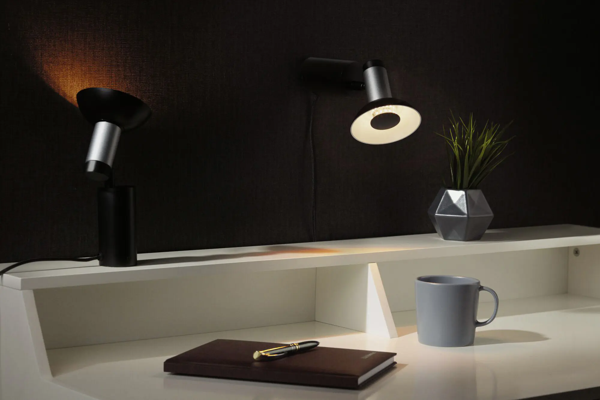 Paulmann LED Leuchtmittel Deko Reflektor GU10 4,9 W schwarz gold dimmbar