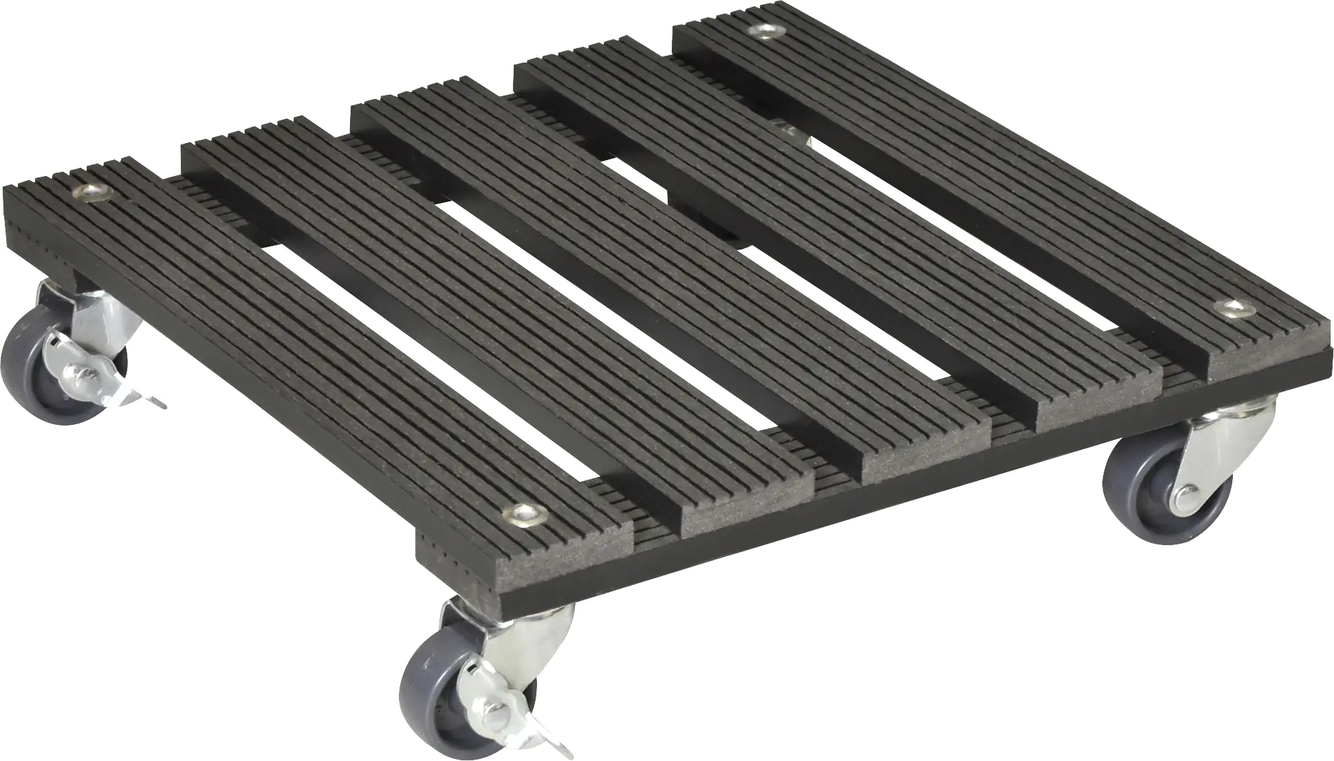 WAGNER Pflanzenroller WPC eckig 29 x 29 cm Tragkraft bis max. 80 kg