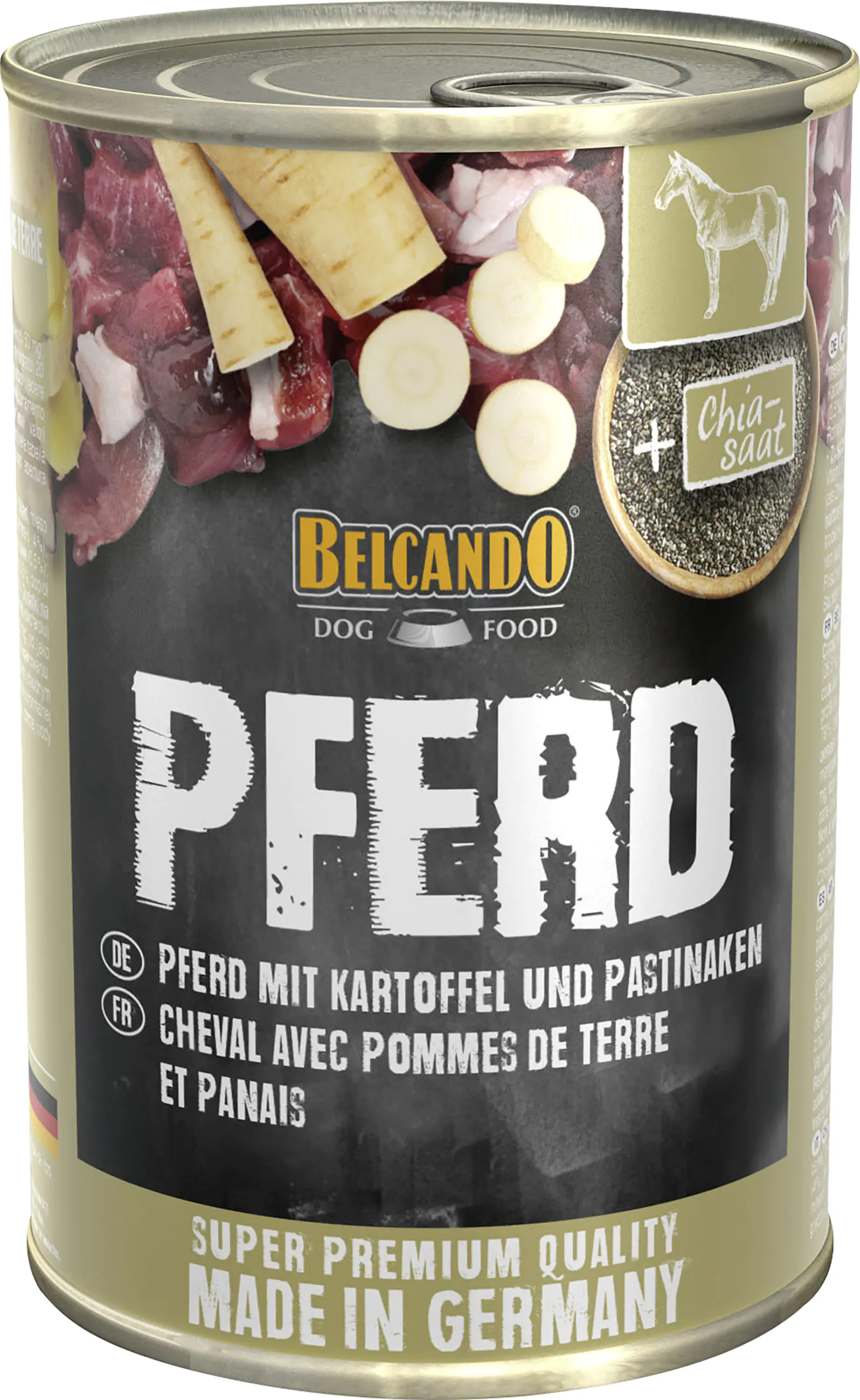 Belcando Hundenassfutter Pferd mit Kartoffel 400 g