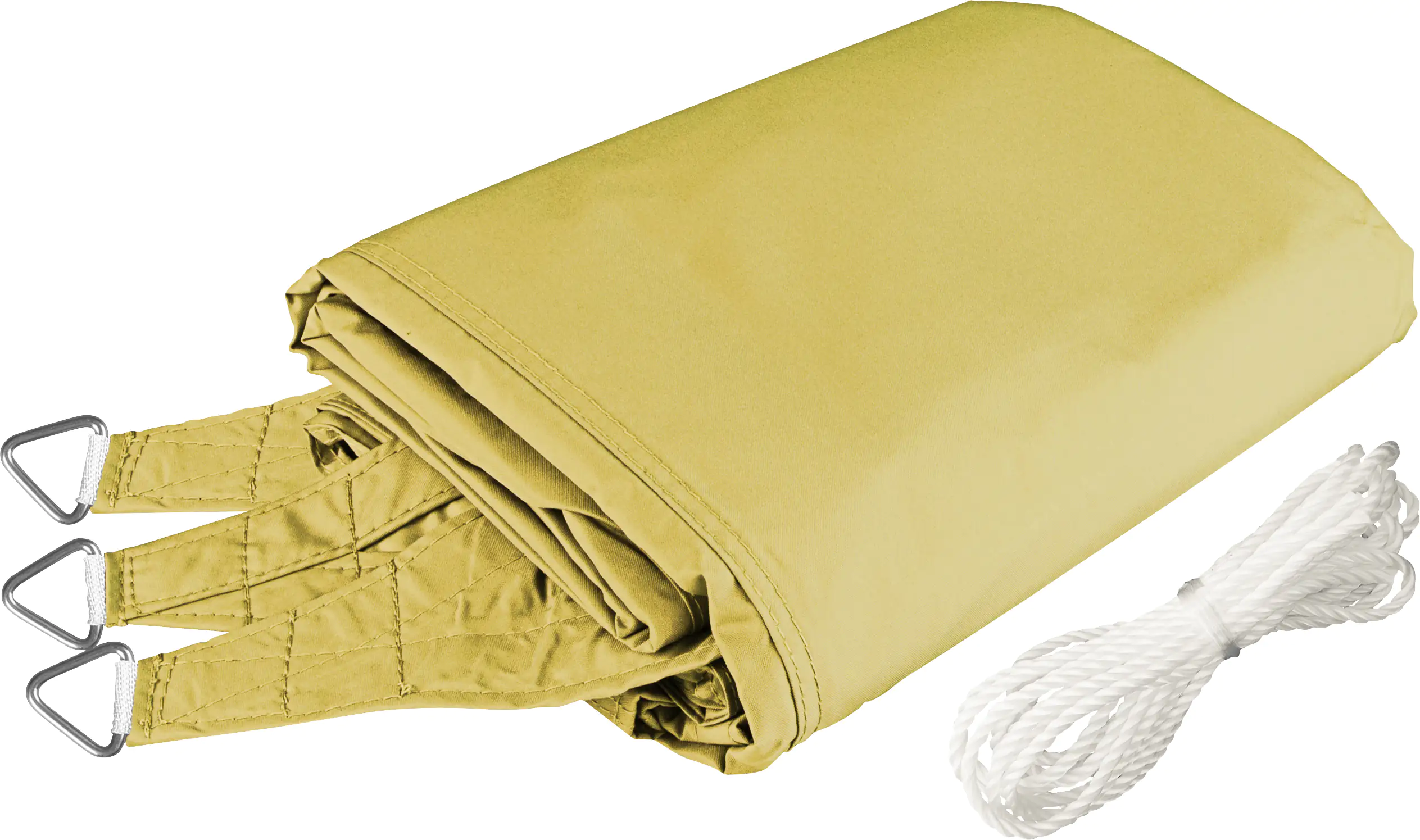 Windhager Sonnensegel Cannes gelb 4 x 4 x 4 m