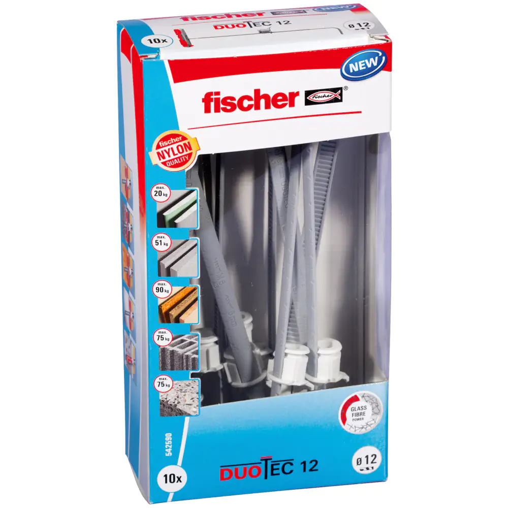 Fischer Kippdübel Duotec 12.0 x 60 mm - 10 Stück Fischer Kippdübel Duotec 12.0 x 60 mm - 10 Stück