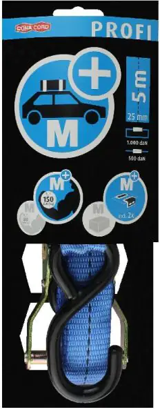 Conacord Zurrgurt- Spanngurt 25 mm x 5 m