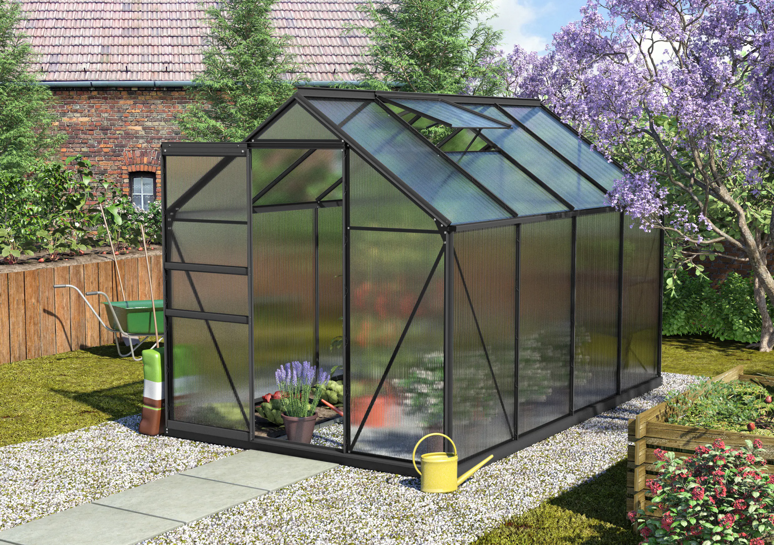 Vitavia Gewächshaus Calypso 5800 192 x 302 cm 4 mm HPK