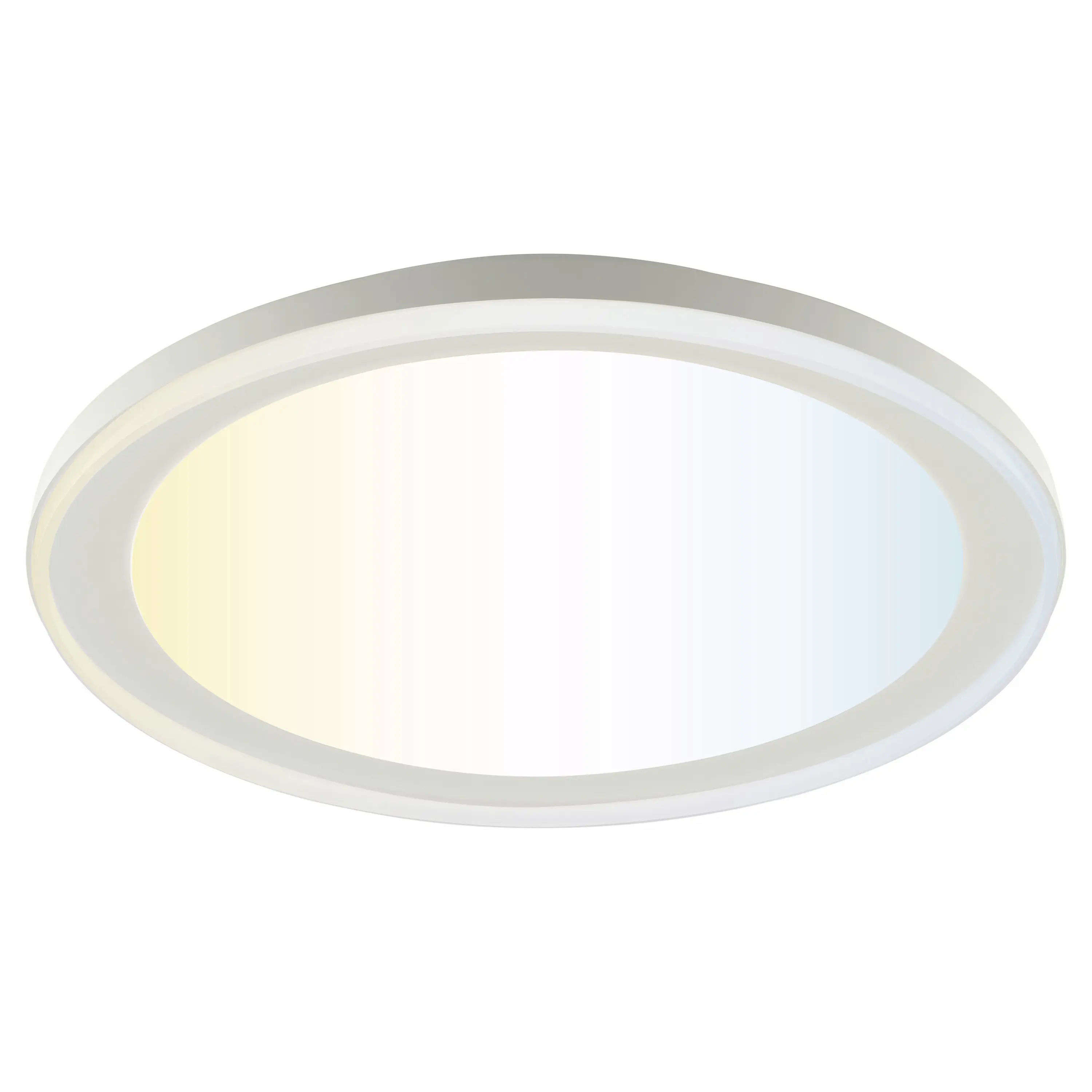 Brilliant LED Deckenleuchte Pederson Ø 45 x 9,5 cm warmweiß-kaltweiß weiß