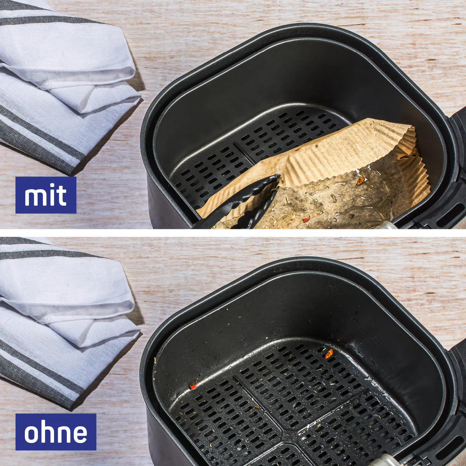 Toppits® Backpapier Air Fryer rund Ø 20 cm
