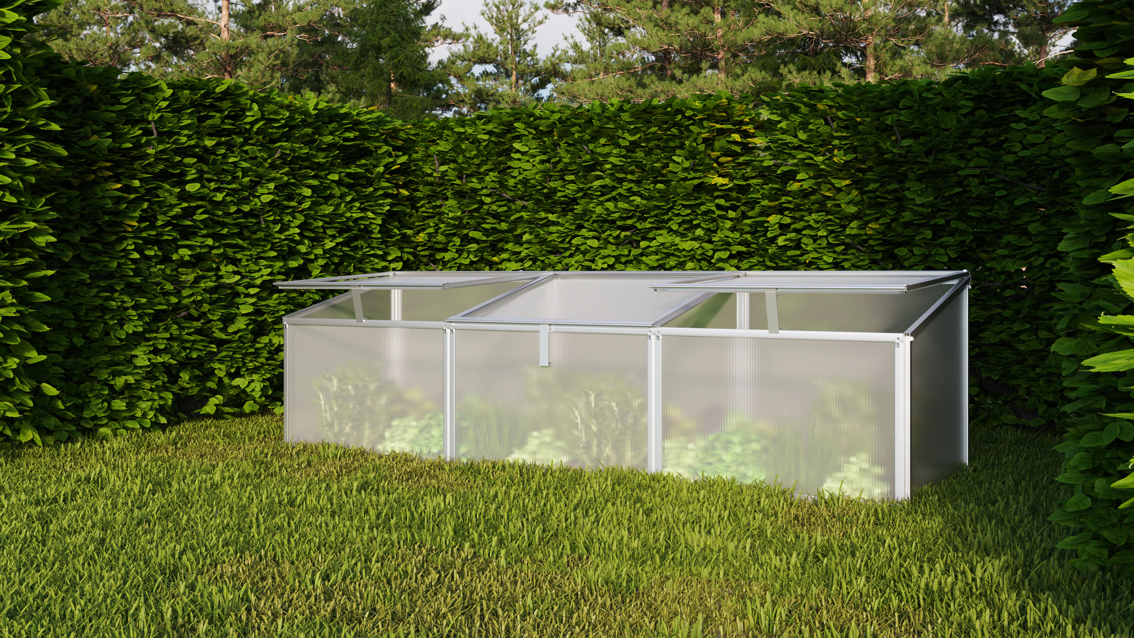 Vitavia Frühbeet Gaia 3X 53 x 180 cm inkl. 3 Dachfenstern Vitavia Frühbeet Gaia 3X 53 x 180 cm inkl. 3 Dachfenstern