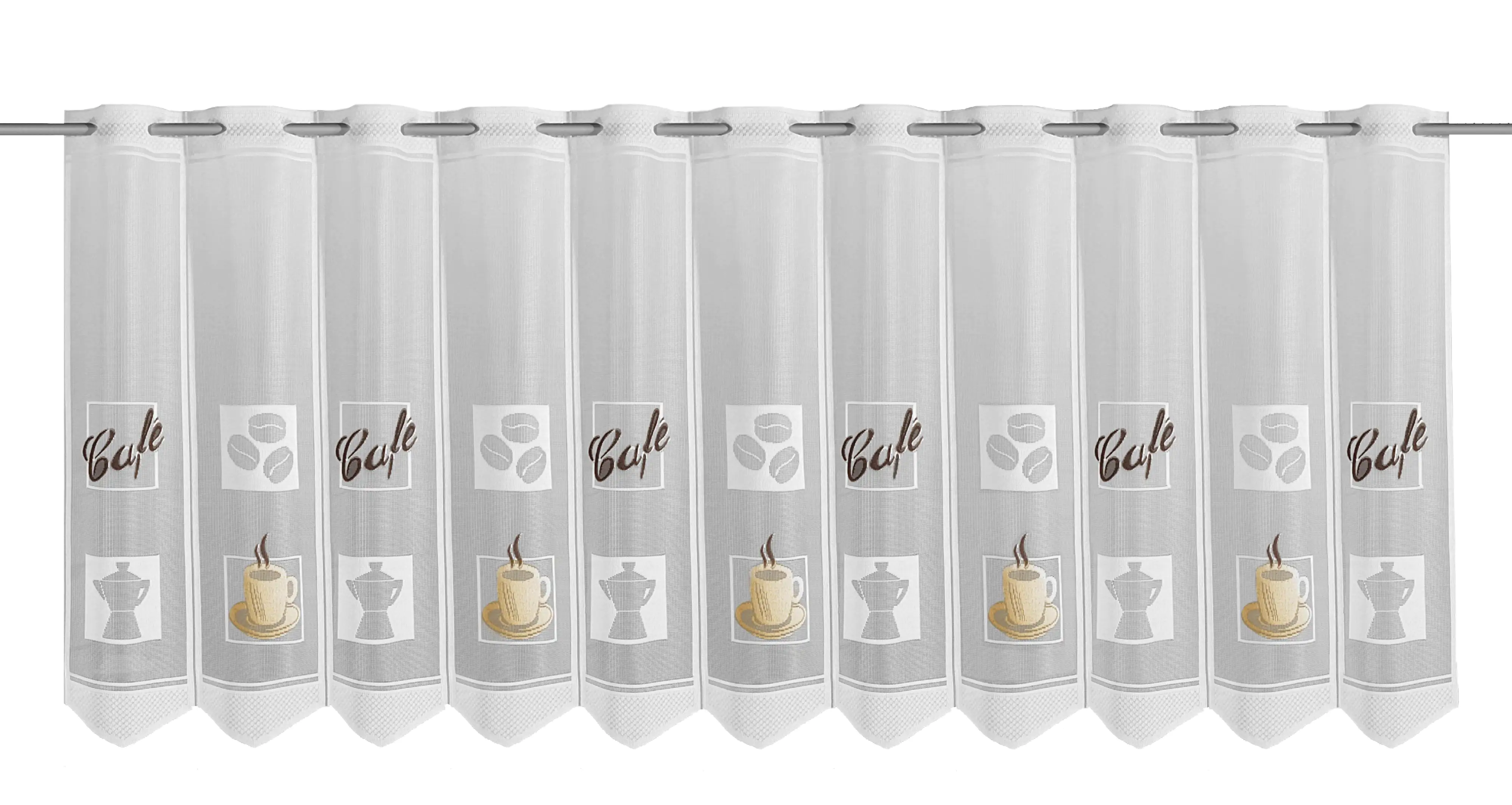 Neusser Collection Lamellenpanneau Catrin handcoloriert cafe, 60 x 156 cm