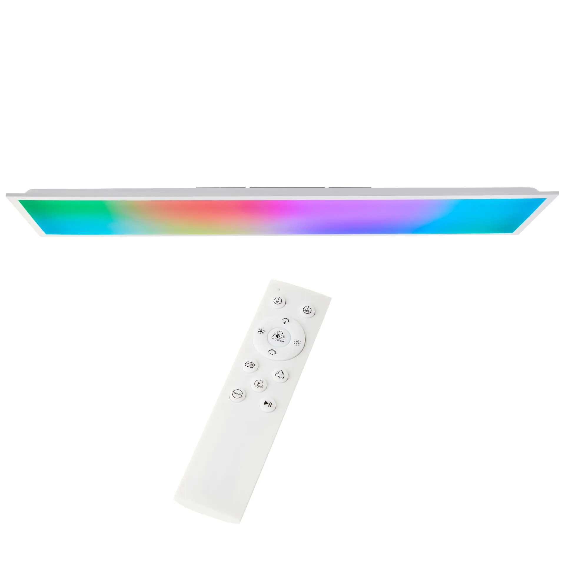 Brilliant LED Deckenleuchte Briston 120x30 cm 34W RGB dimmbar