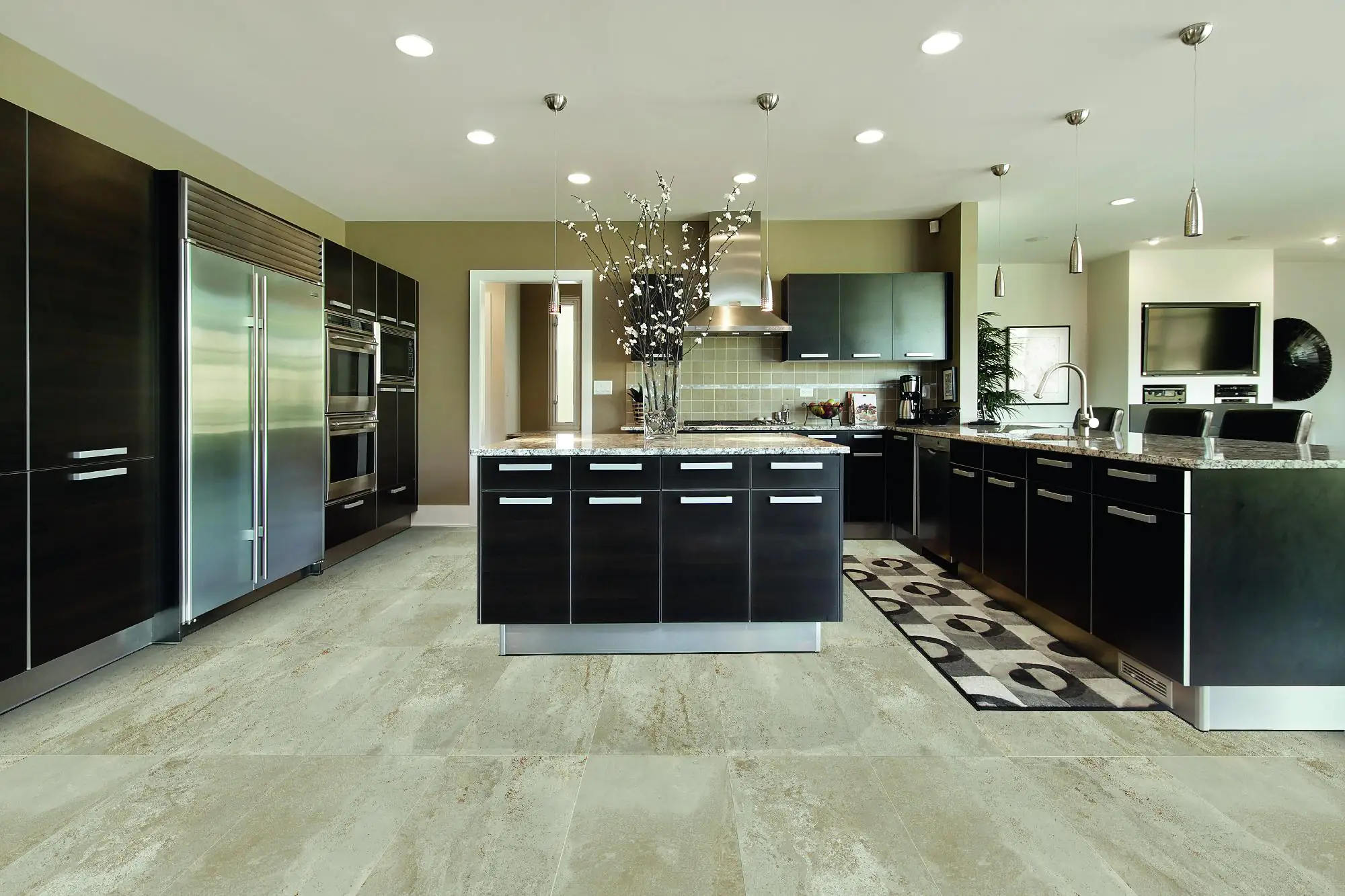 Bodenfliese Feinsteinzeug Ruggine 31 x 62 cm beige