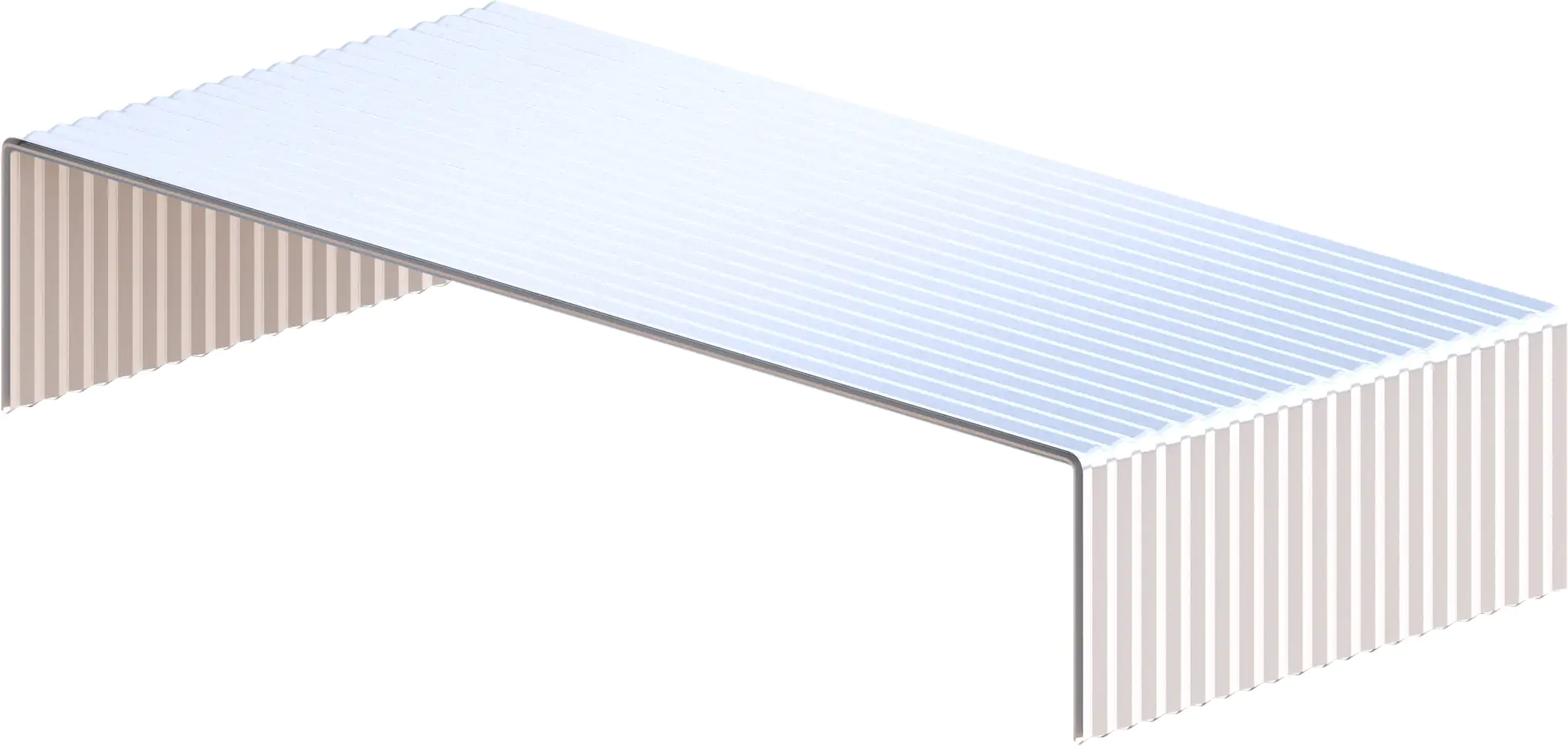 Sarei Rillenstoßverbinder für Mauerabdeckung