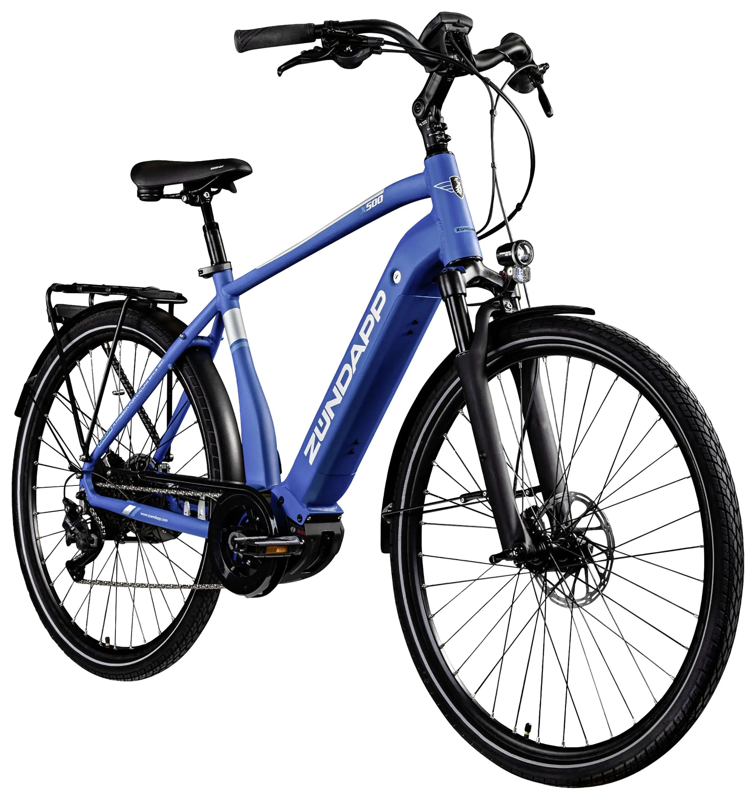 Zündapp E-Bike Trekking X500 28 Zoll 11-Gang 500 Wh blau