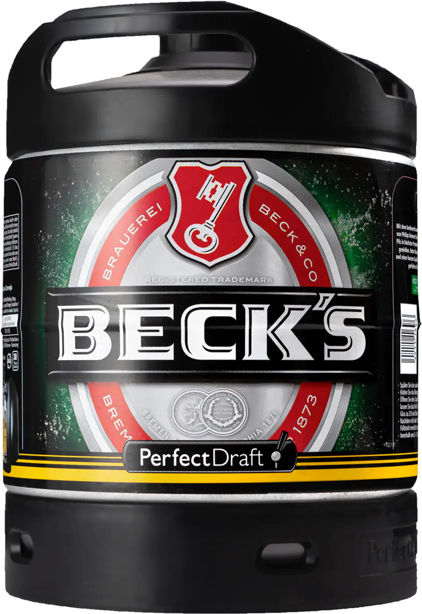 Becks Pils Bier 1x 6 l Fass für Perfect Draft Bierzapfanlage Becks Pils Bier 1x 6 l Fass für Perfect Draft Bierzapfanlage