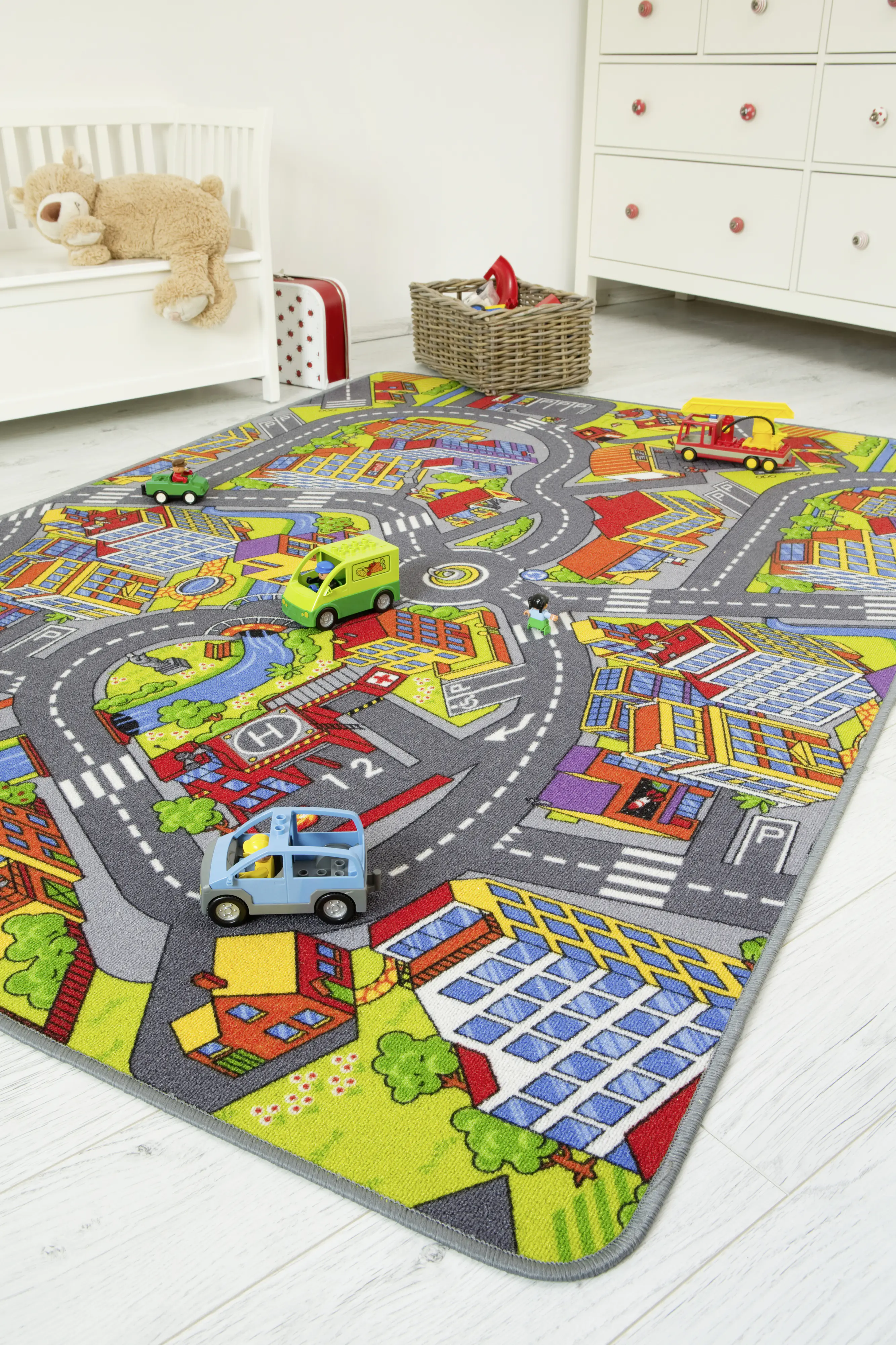 Andiamo Kinderteppich Straßenteppich 165 x 100 cm