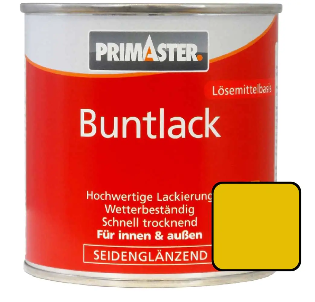 Primaster Buntlack RAL 1003 125 ml signalgelb seidenglänzend