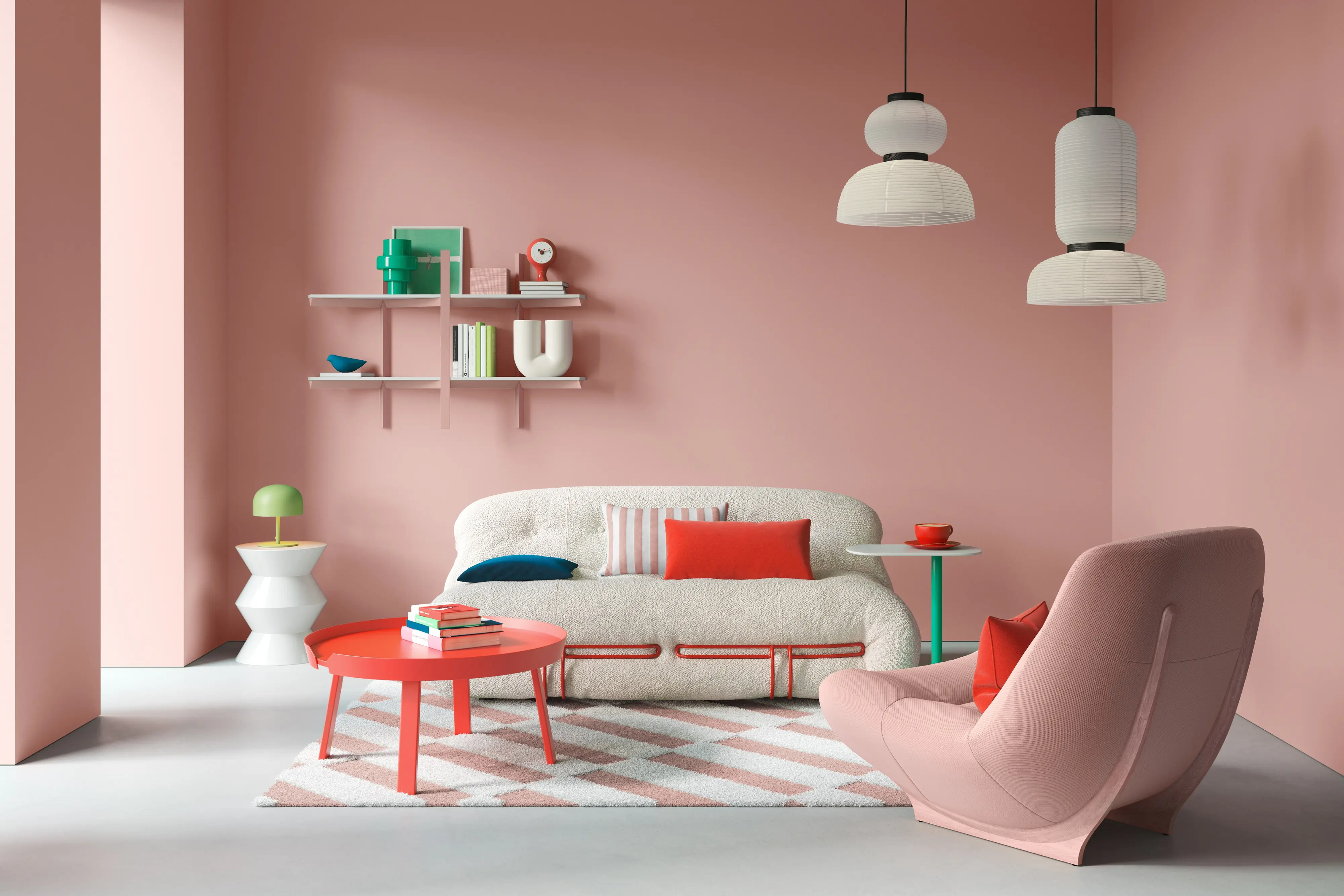 Alpina Wandfarbe Pantone matt misty rose 2,5 L