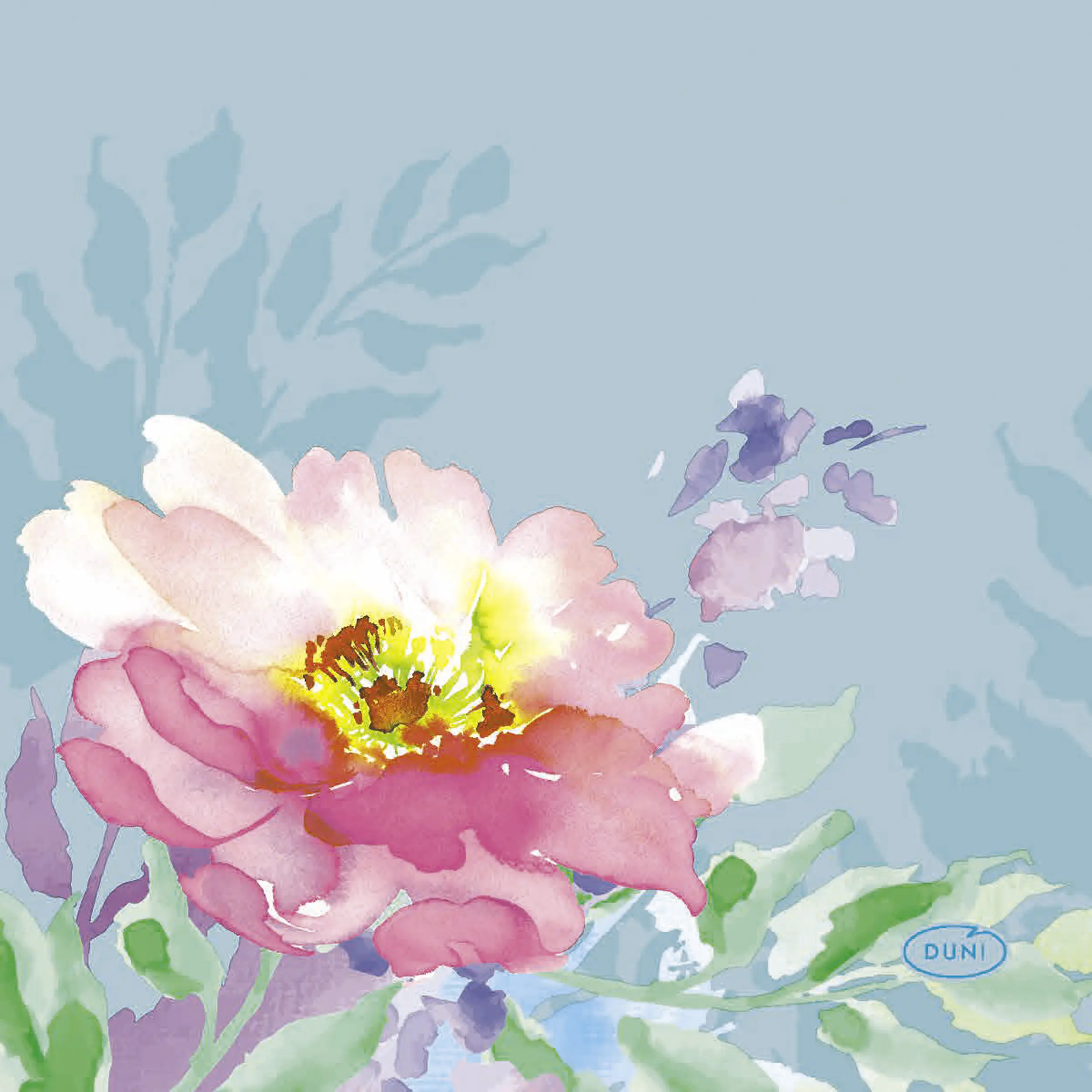 Duni Servietten Bio Flowy Flora 24 x 24 cm - 20er Pack