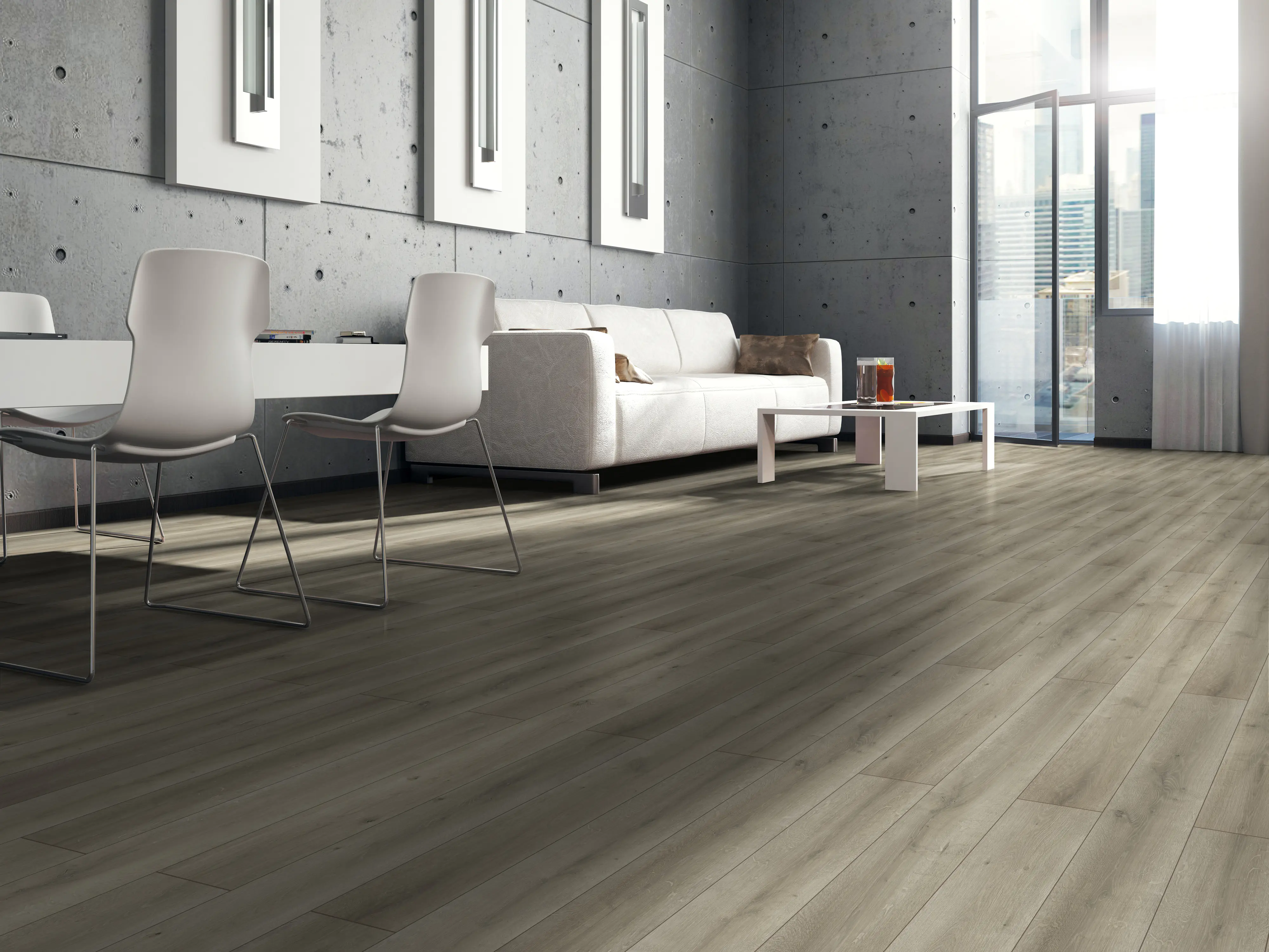 Classen Laminat Megaloc Aquaprotect Oak light grey brown Classen Laminat Megaloc Aquaprotect Oak light grey brown