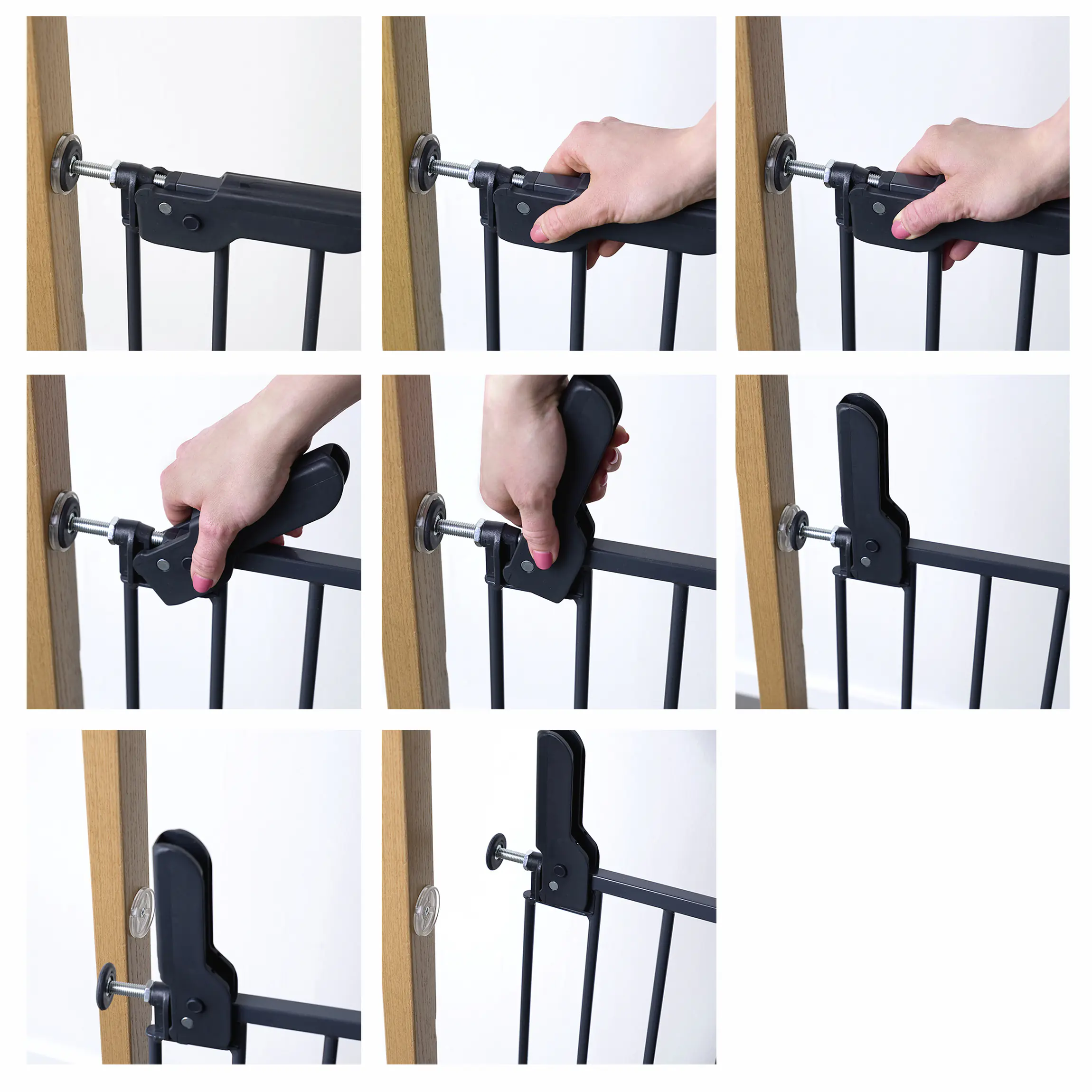 DOLLE Sicherheitsgitter Lars einstellbar 74,4 bis 113 cm, anthrazit