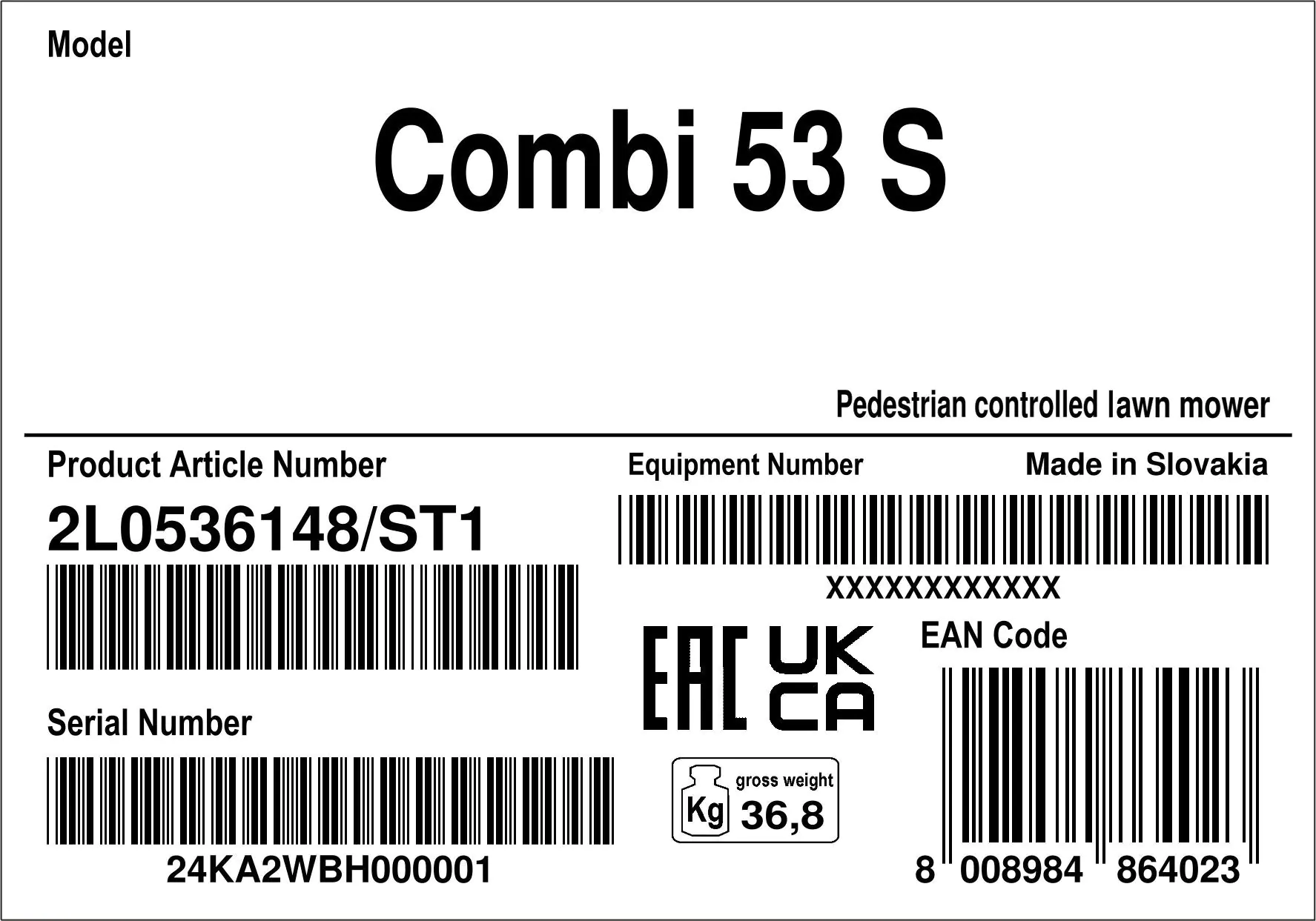 Stiga Benzin Rasemäher Combi 53 S 51 cm Schnittbreite inkl. Zubehör
