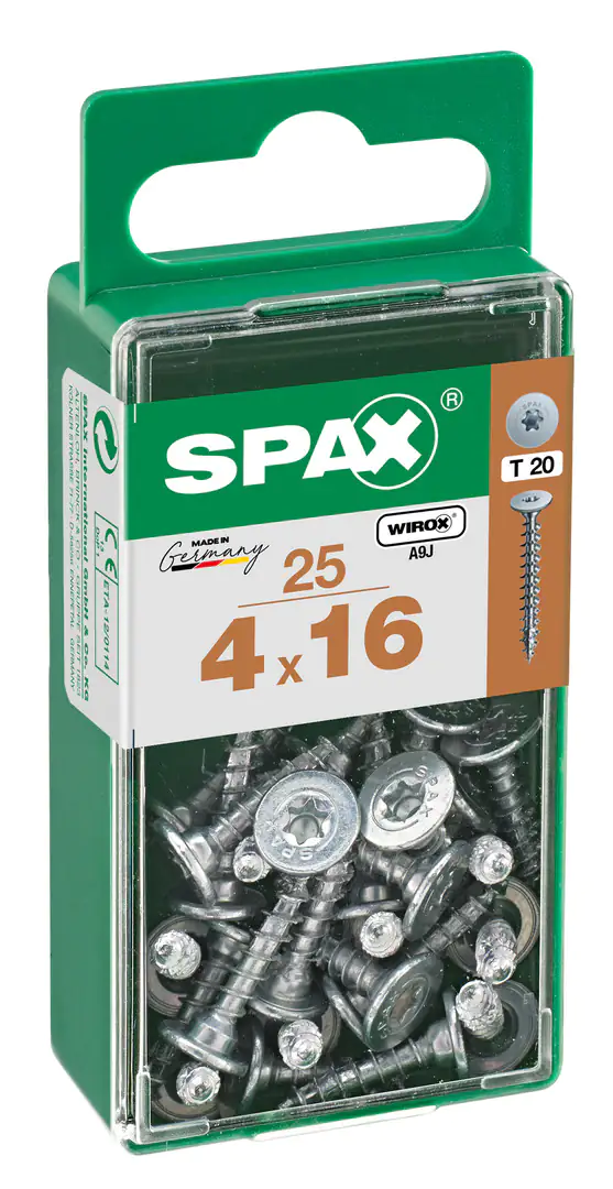 Spax Möbelbauschrauben 4.0 x 16 mm TX 20 - 25 Stk.