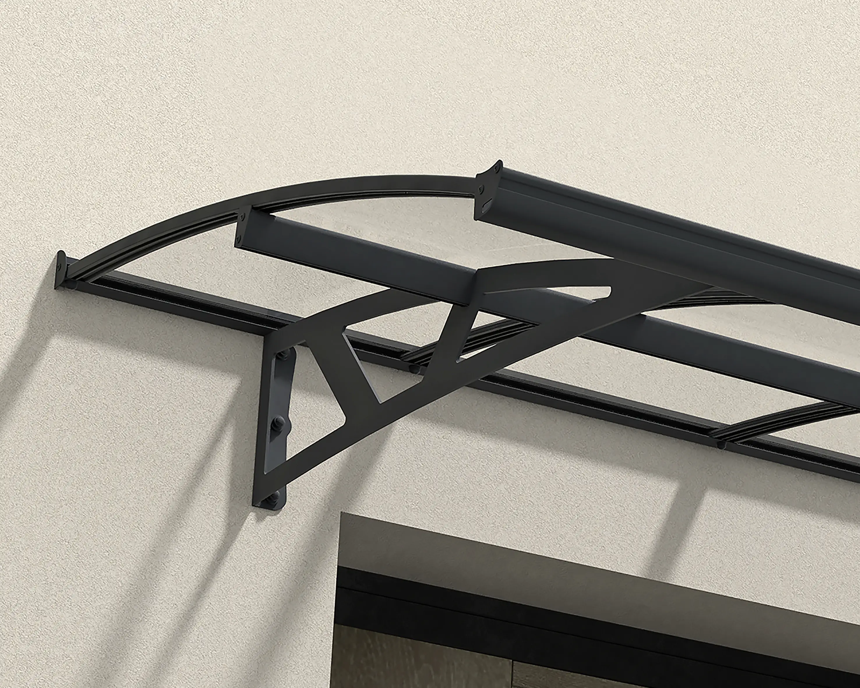 Canopia Vordach Amsterdam  670,5 x 139 cm anthrazit