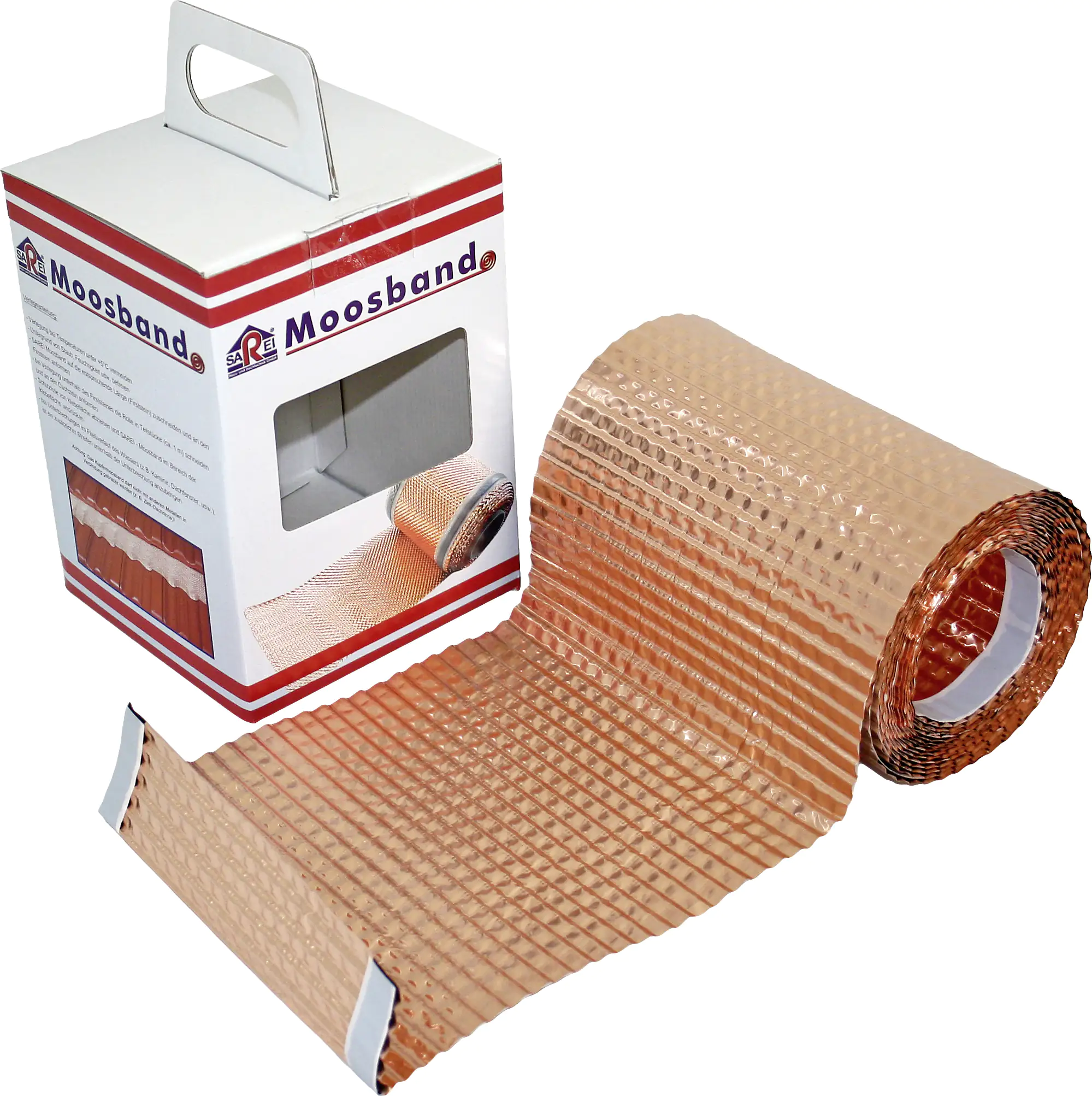 Sarei Moosband 5 m x 200 mm kupfer
