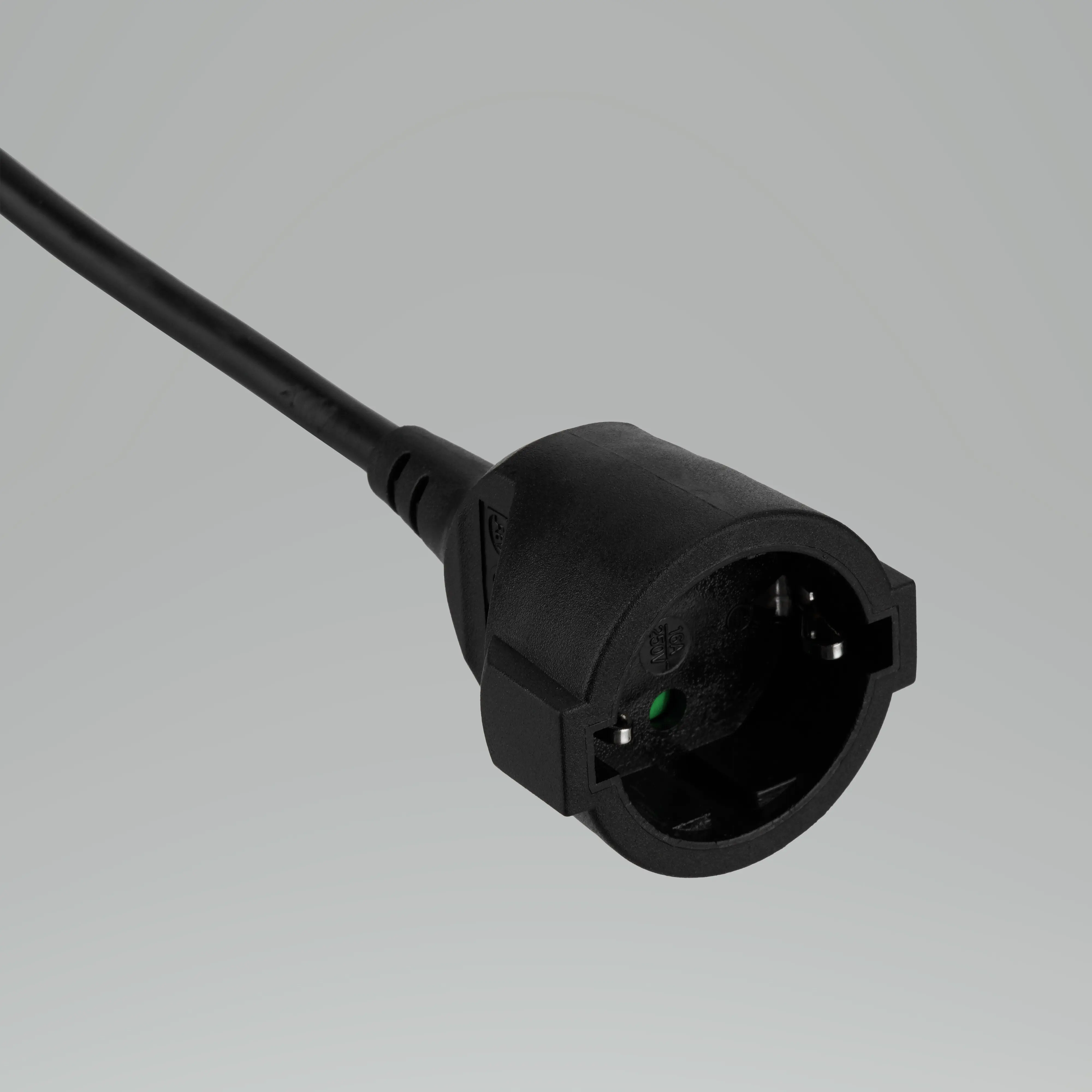 REV Verlängerungskabel 3m HO5VV-F 3G 1,5 mm²  schwarz