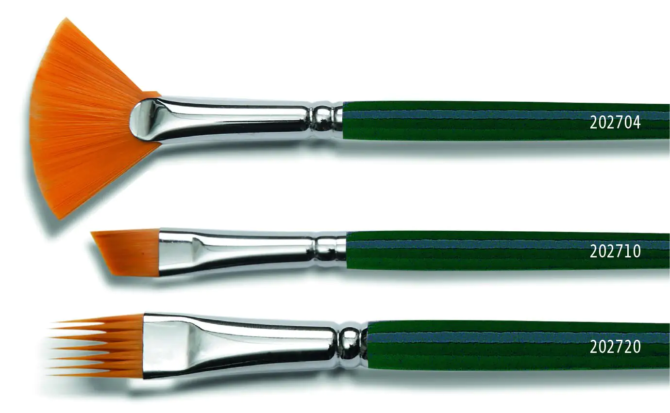 Kreul Solo Goya Silver Edition Künstlerpinsel Fächerpinsel, Gr. 4