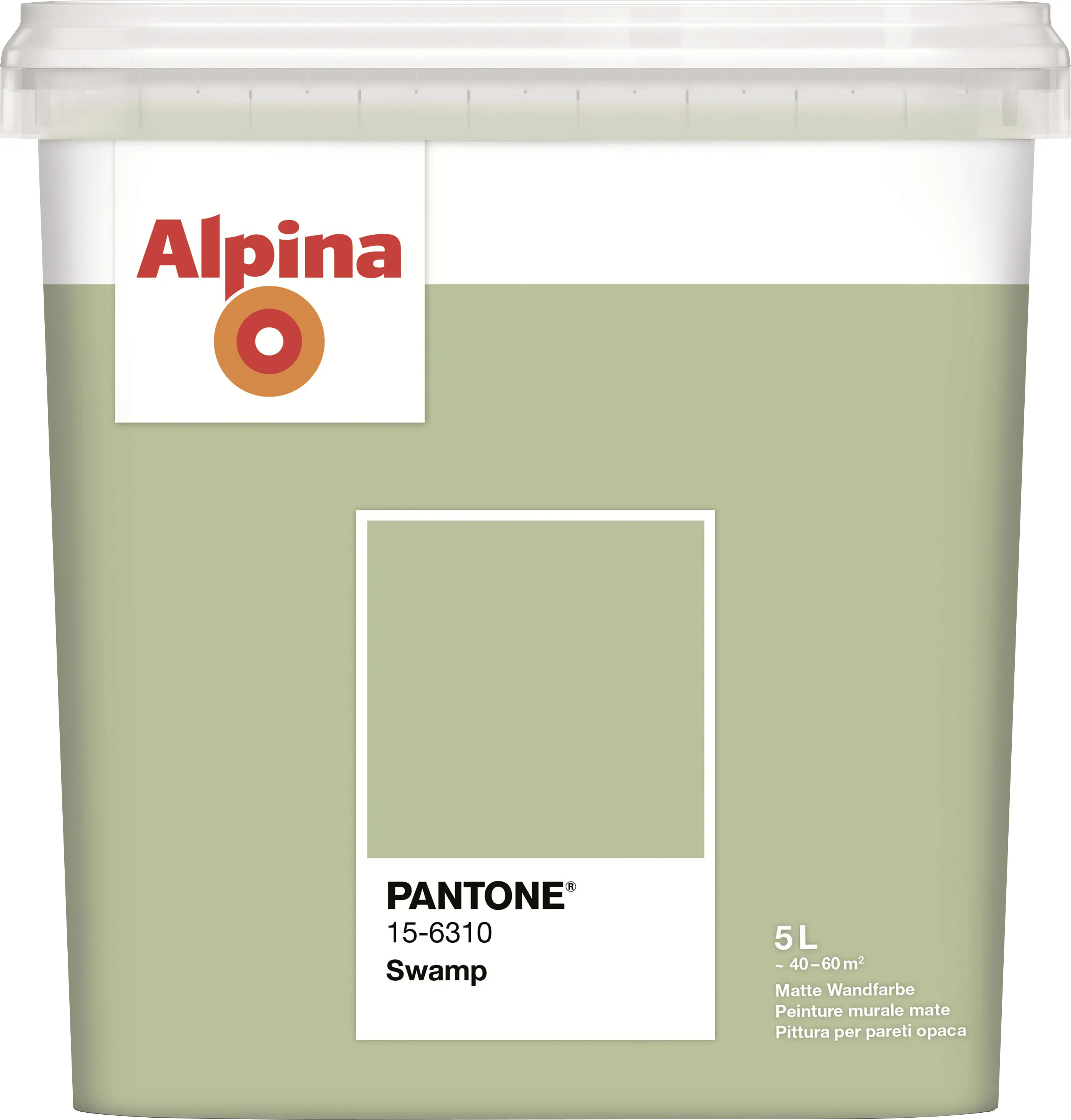 Alpina Wandfarbe Pantone matt swamp 5 L
