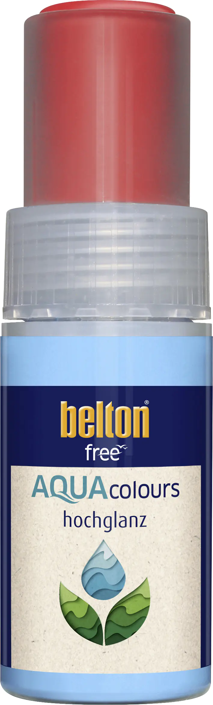 belton free Lackstift AQUAcolours 9 ml feuerrot hochglanz