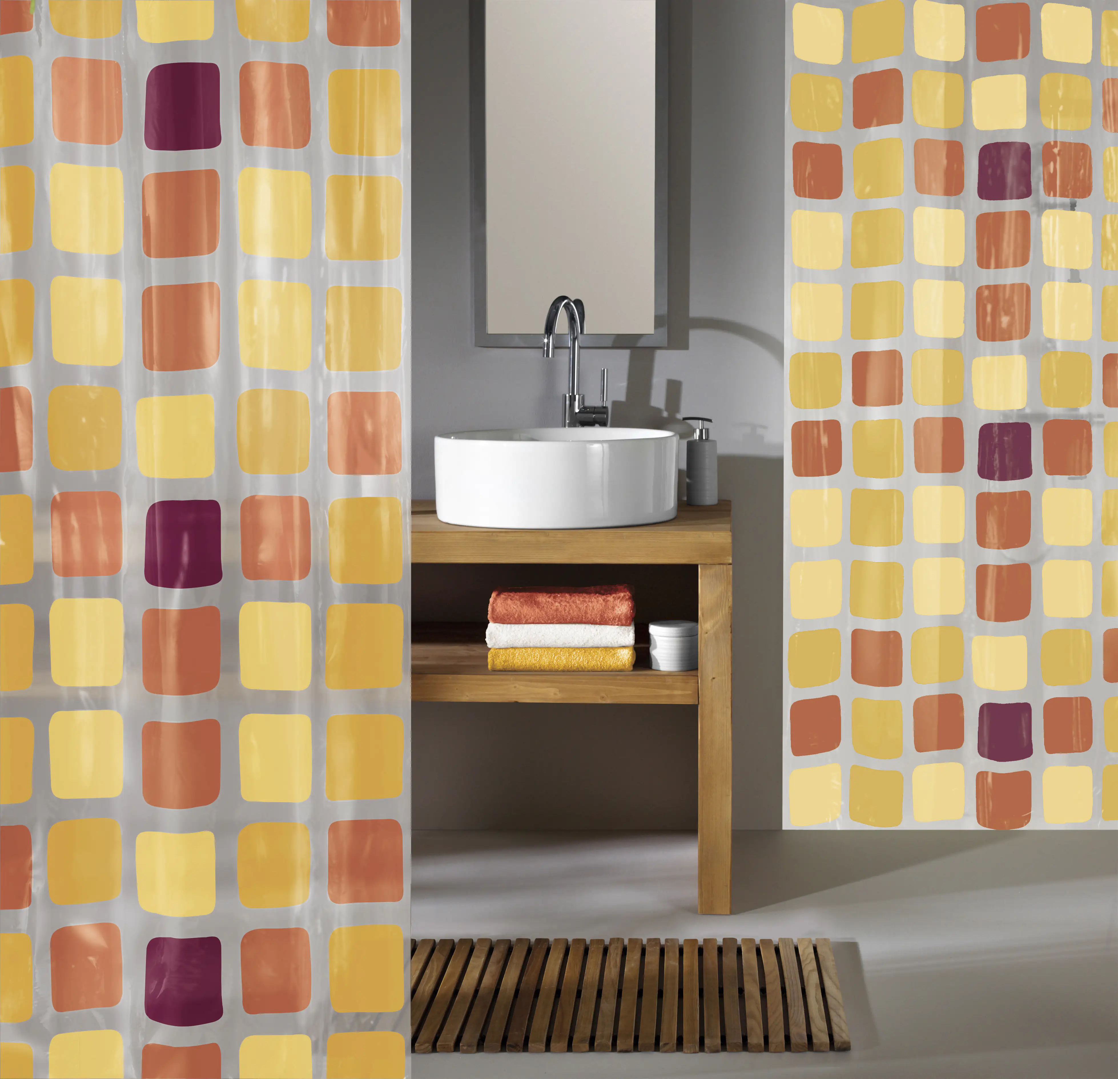 Kleine Wolke Duschvorhang Sonny sun, 180 x 200 cm Kleine Wolke Duschvorhang Sonny sun, 180 x 200 cm