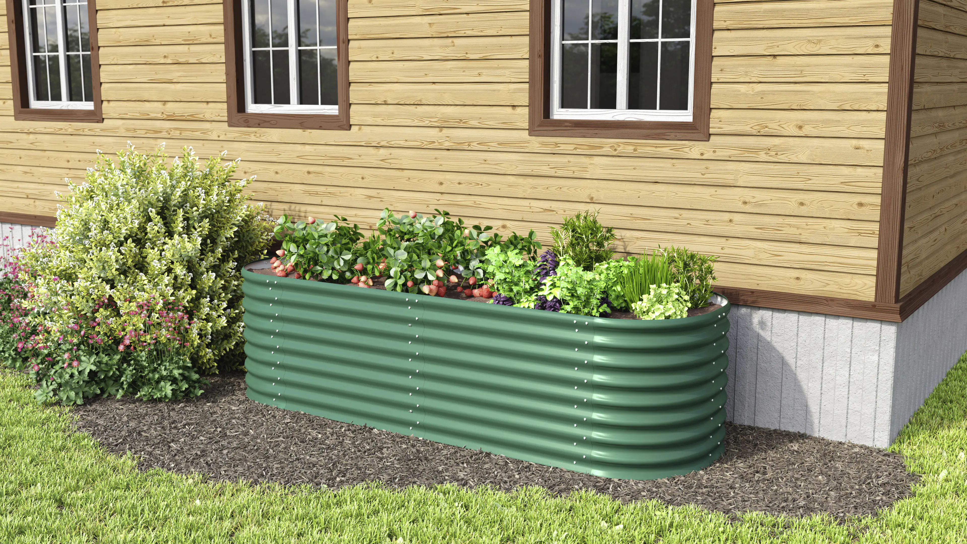 Vitavia Erweiterung Stretched zu Hochbeet 630 80 x 63 cm seegras