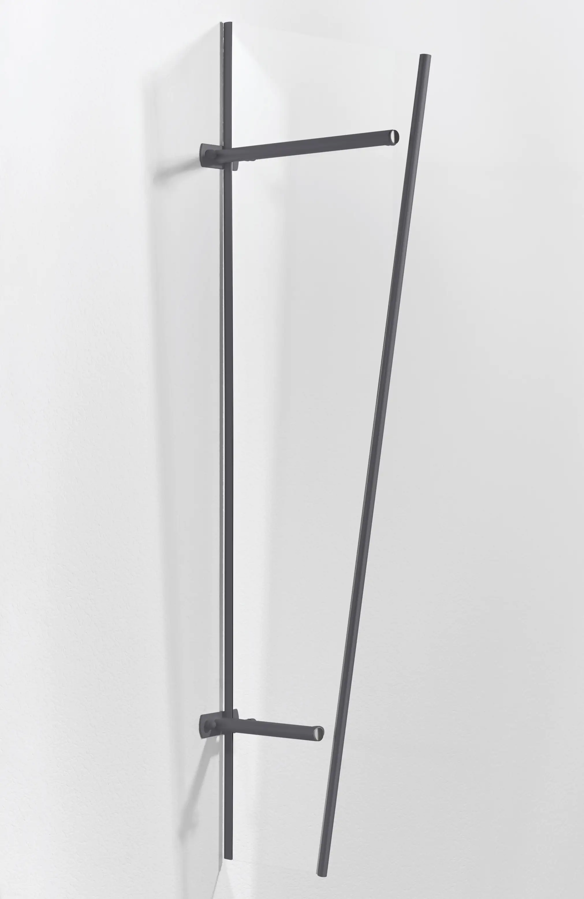 Gutta Seitenblende PT/GR Anthrazit, Acrylglas klar