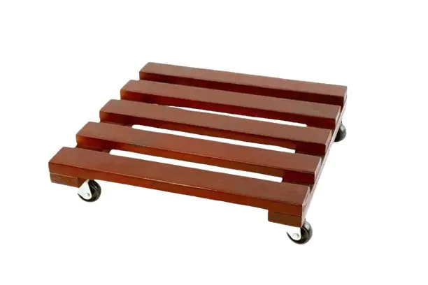 TrendLine Pflanzenroller Akazie 35 x 35 cm