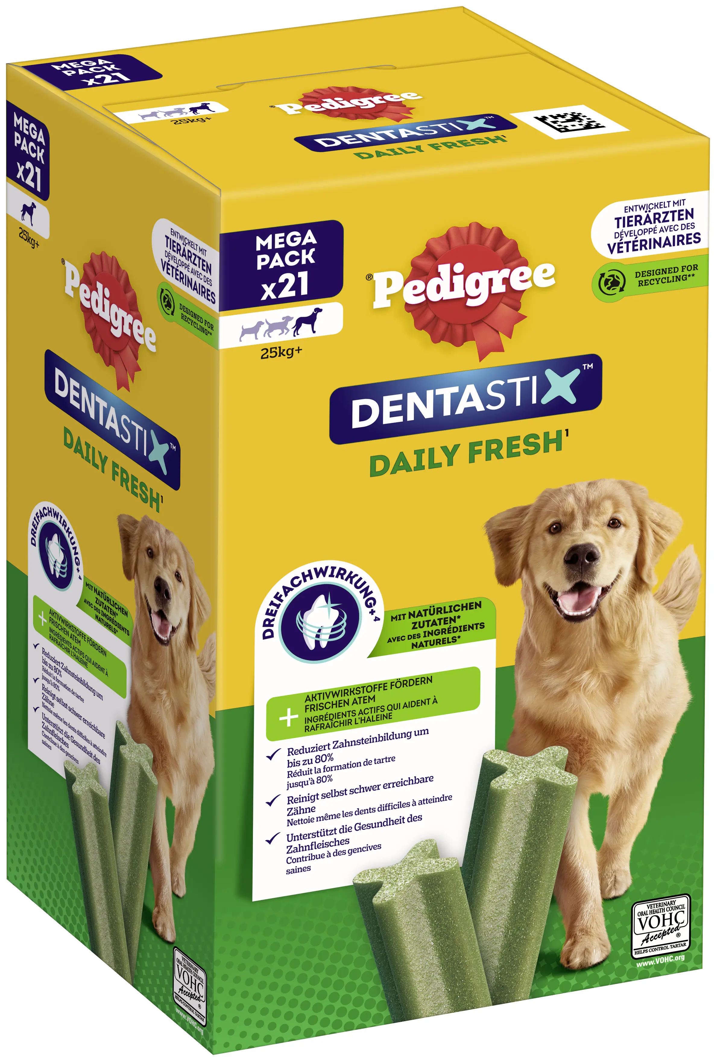Pedigree Denta Stix Daily Fresh Hundeleckerli Zahnpflege 810 g