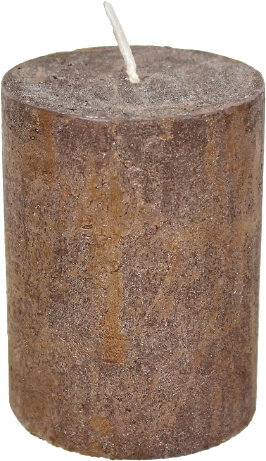 House of Rustic Kerze mocca Ø 6,8 x 9 cm