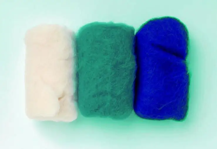 Glorex Schafwolle blau mix 3 x 10 g