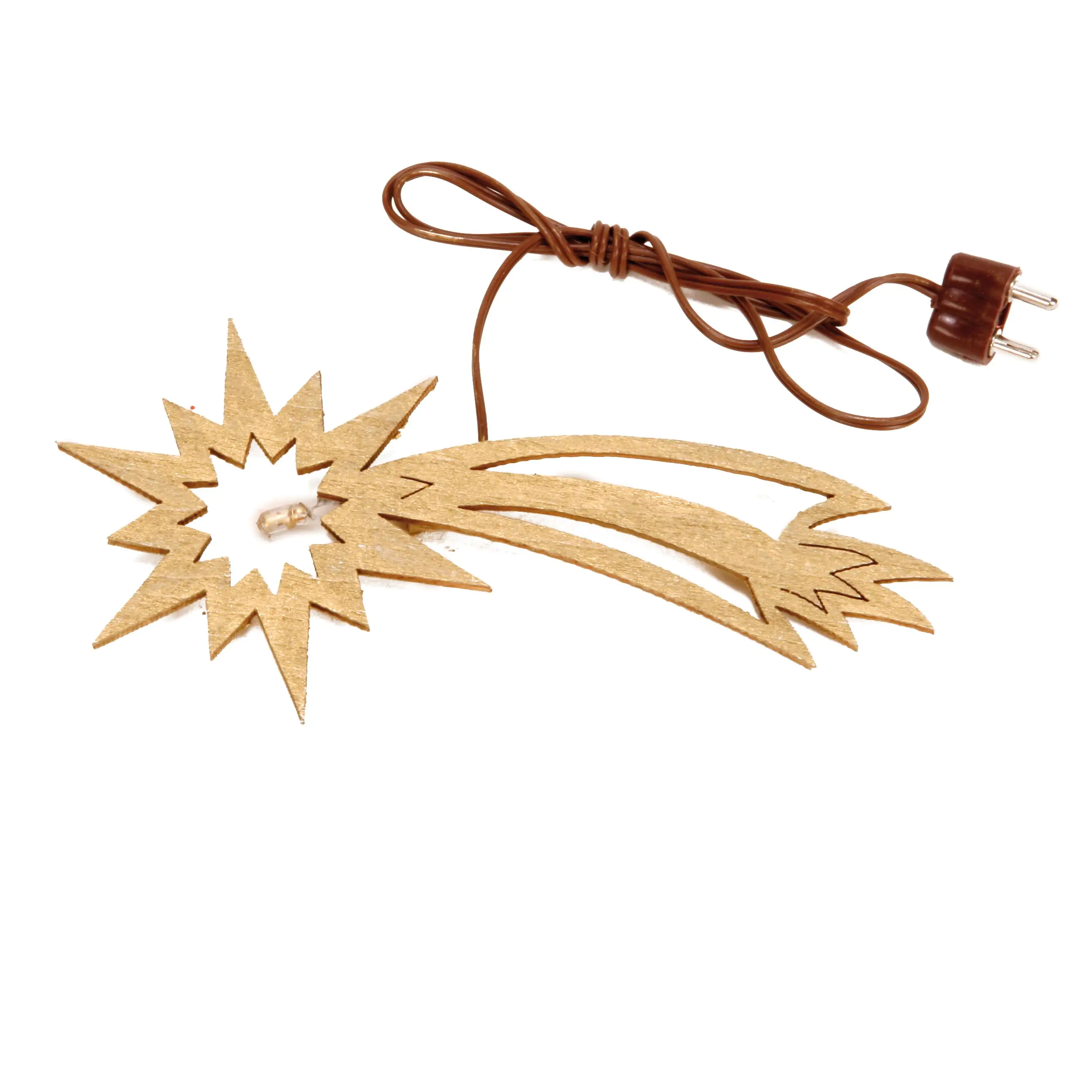 Riffelmacher Krippenzubehör Komet mit LED-Beleuchtung 12 cm