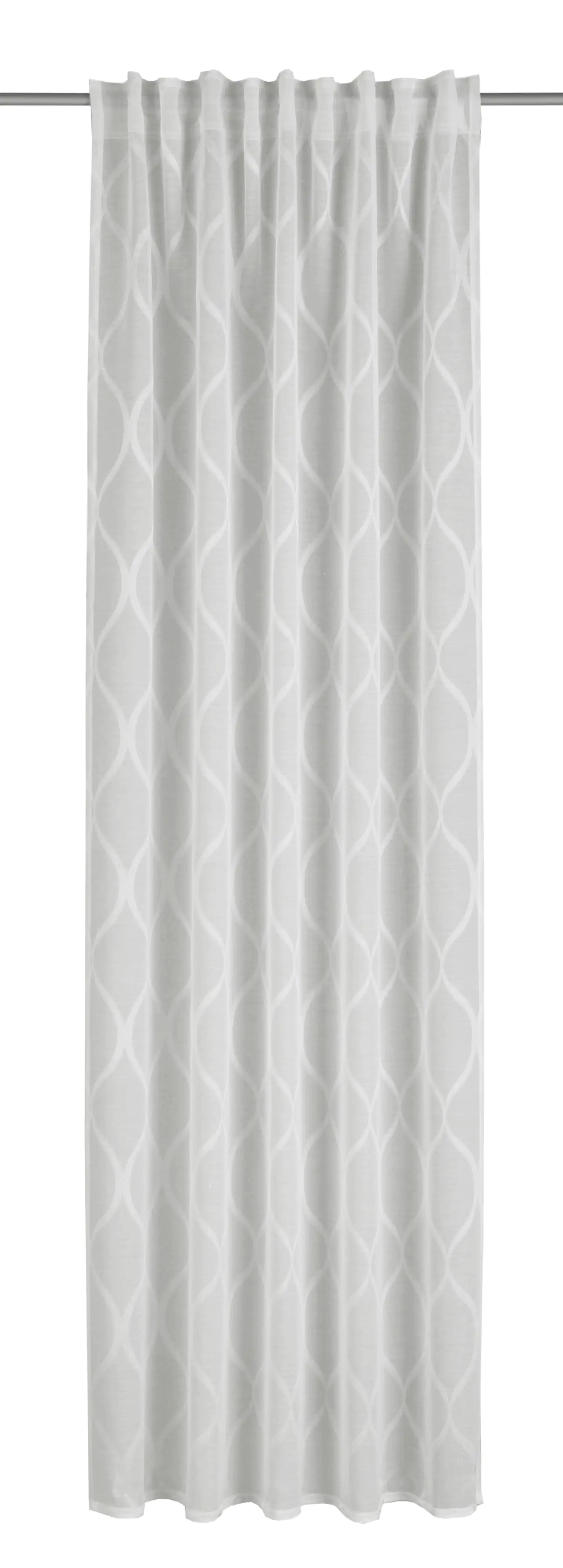 Neusser Collection Verdunklungsschal mit Gardinenband offwhite 135x245 cm